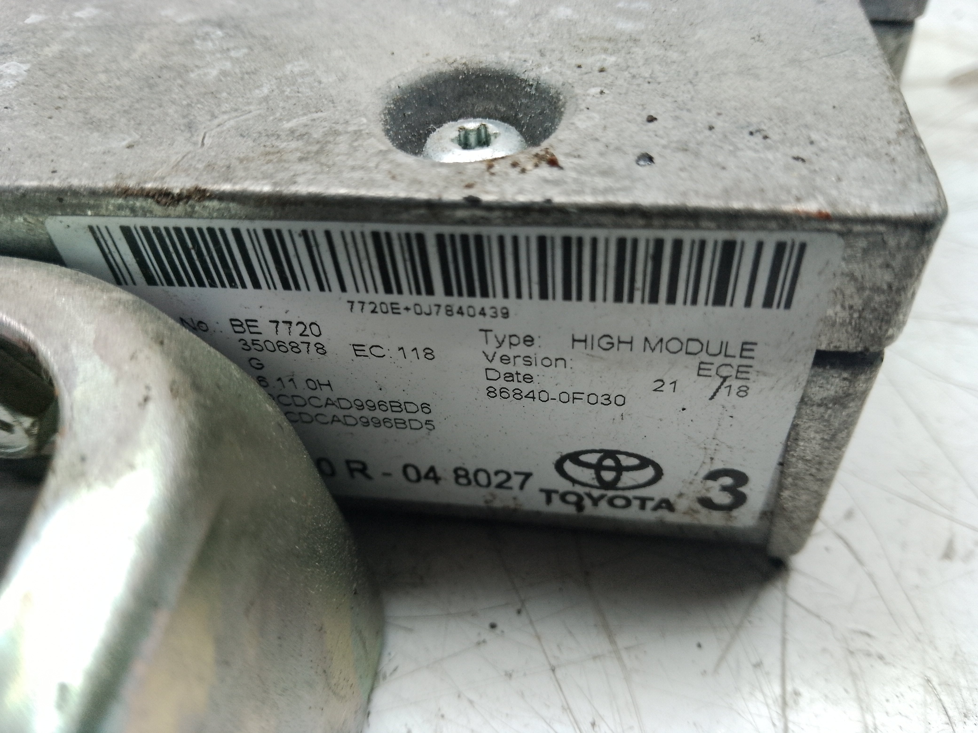 Toyota C-HR 2016-2021 Harman Bluetooth Control Module (6434C-BE2809)