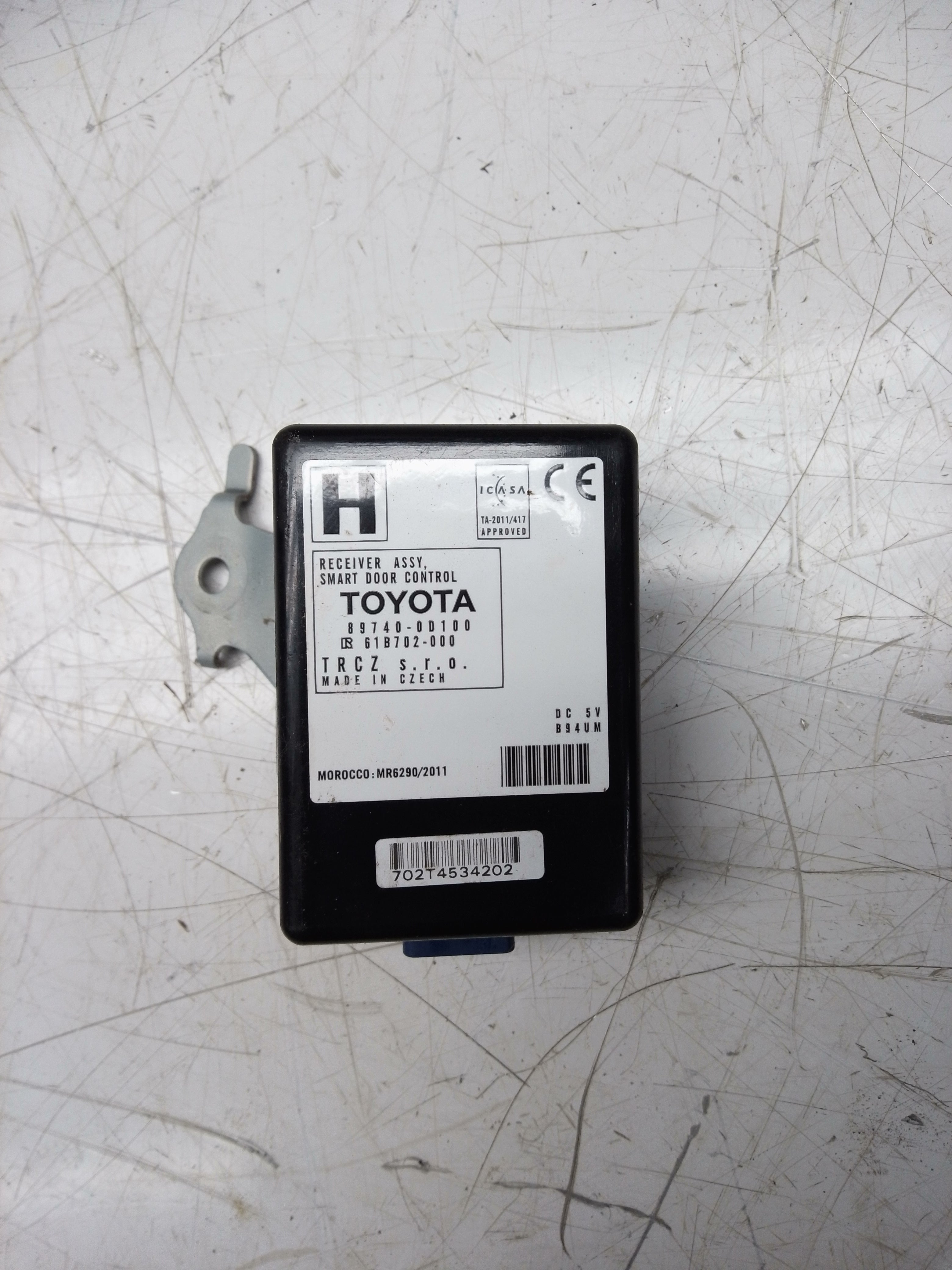 Toyota Yaris 2016 Control Module ECU (89740-0D100)