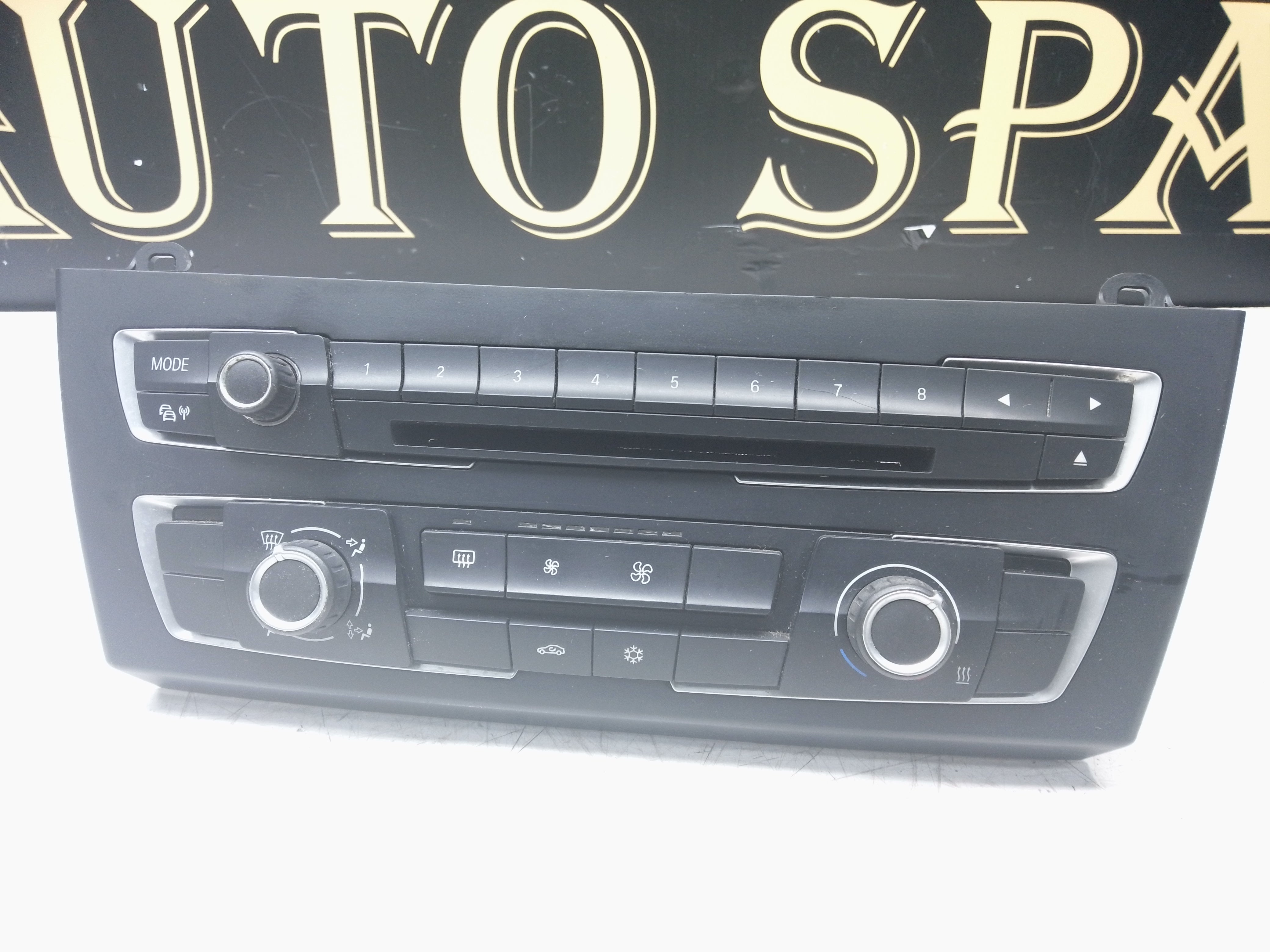 BMW 1 Series F20/F21 A/C Heater Climate & Radio Control Unit (9207197-02) (17313810)