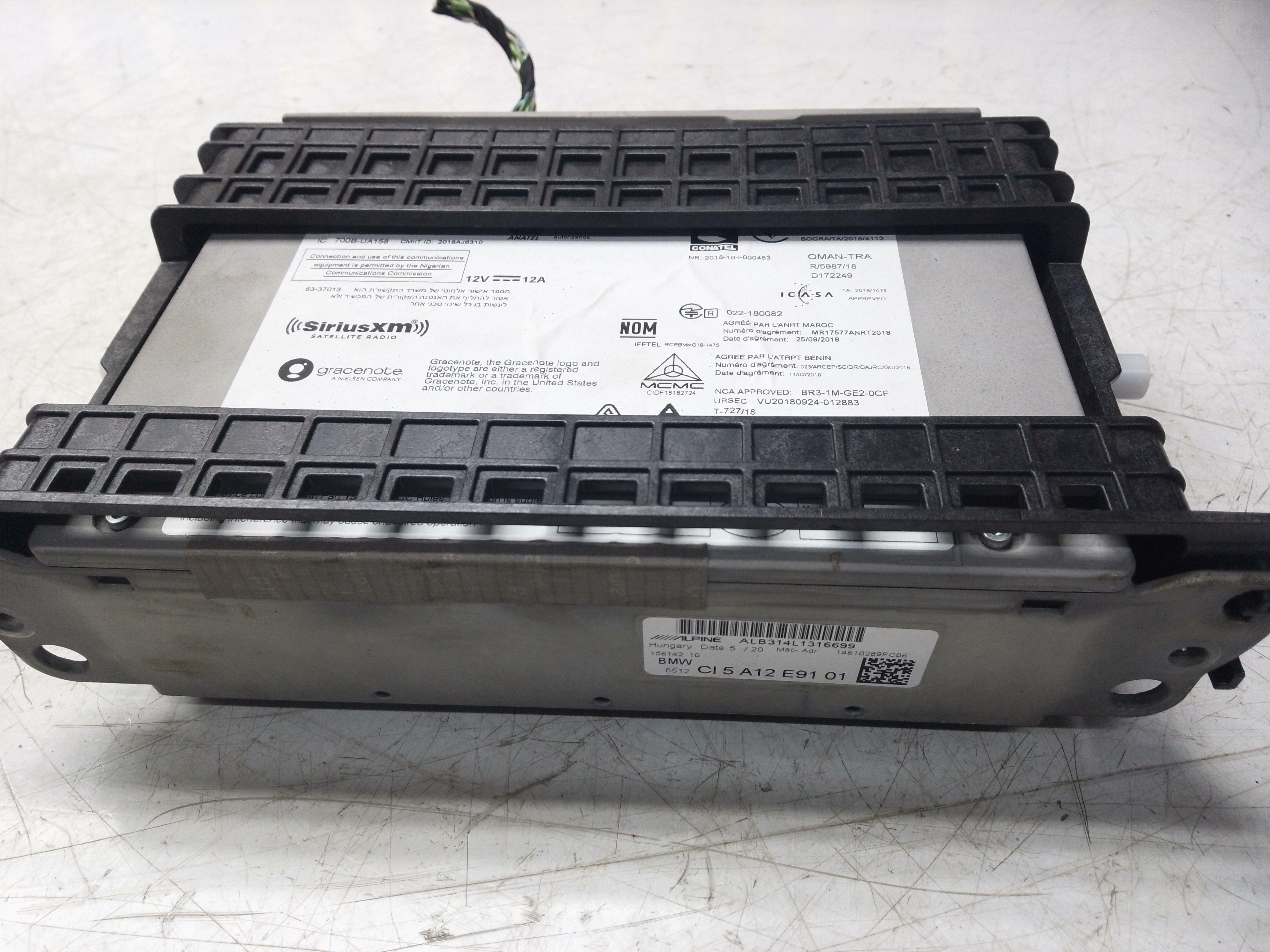 BMW 3 Series G20 G21 2020 Navi GPS DVD Reader Unit (CI5A12E9101)