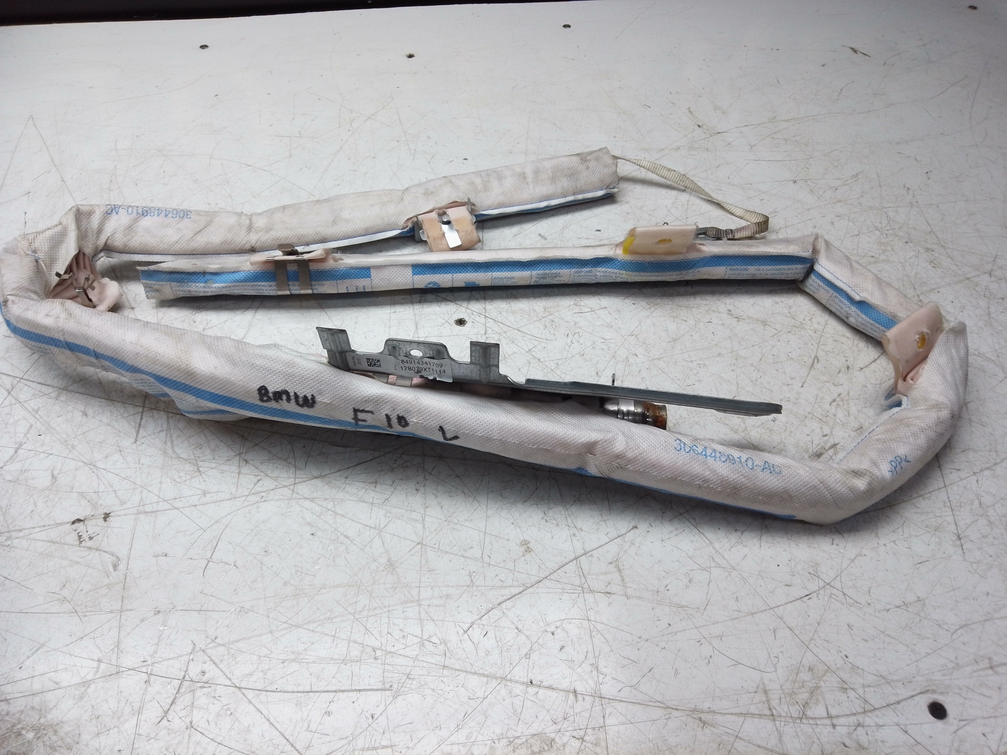 BMW 5 Series F10 2010–2016 Roof Curtain Airbag Left Side (84914341709)