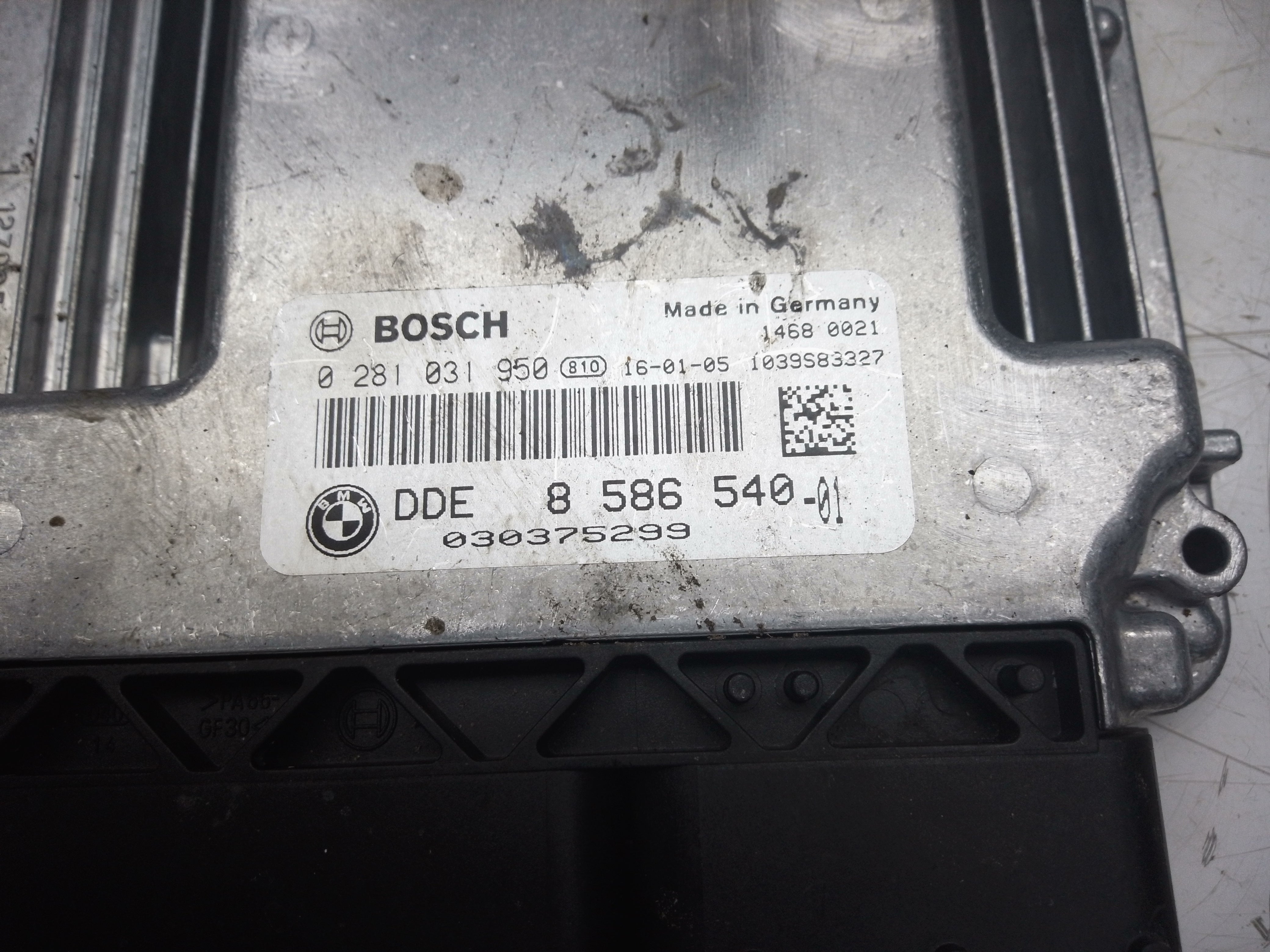 BMW 1 2 3 4 Series F20 F26 F30 F32 F34 Engine ECU (8586540)