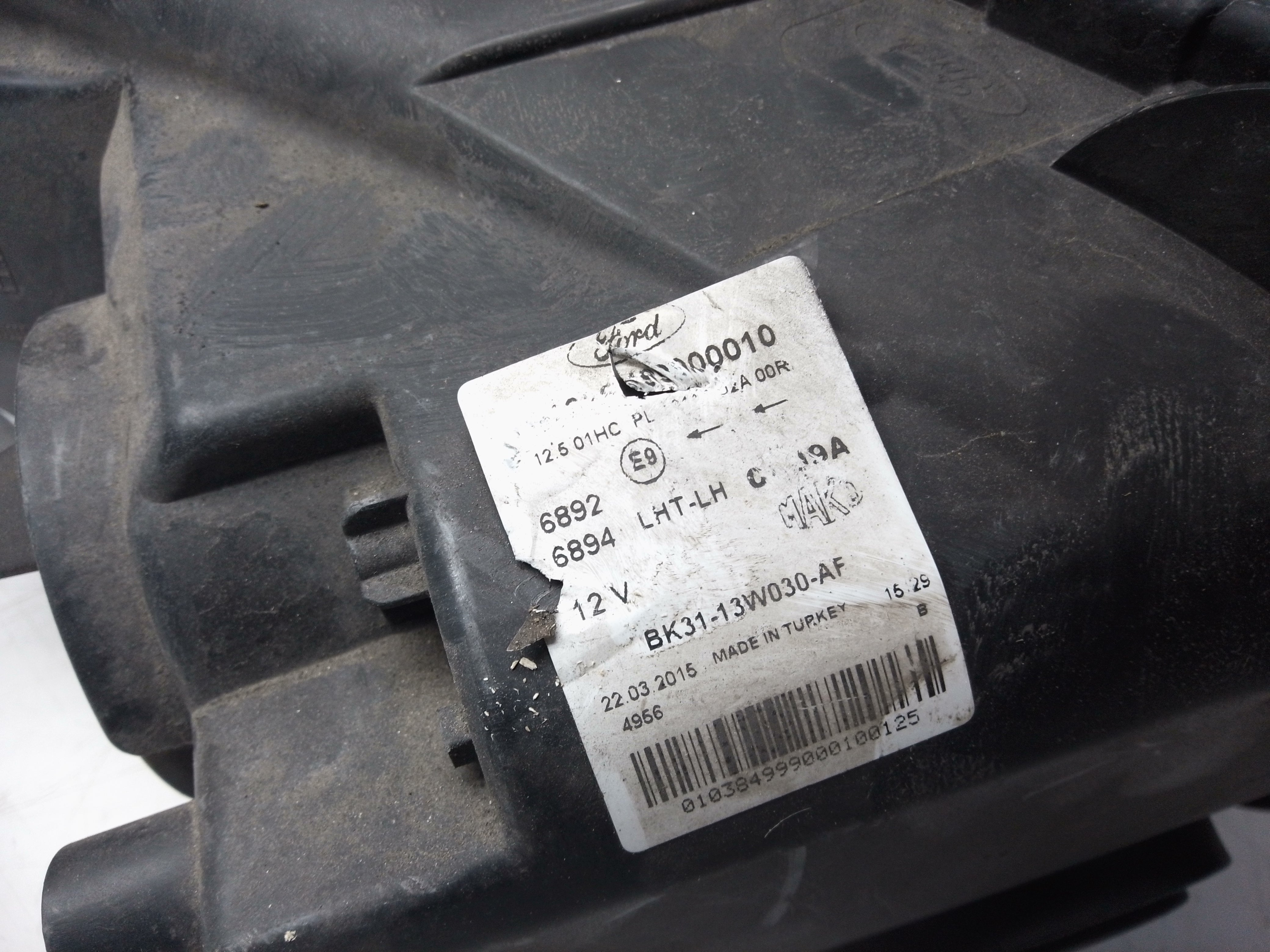 Ford Transit Left Headlight 2014–2018 (BK31-13W030-AF)