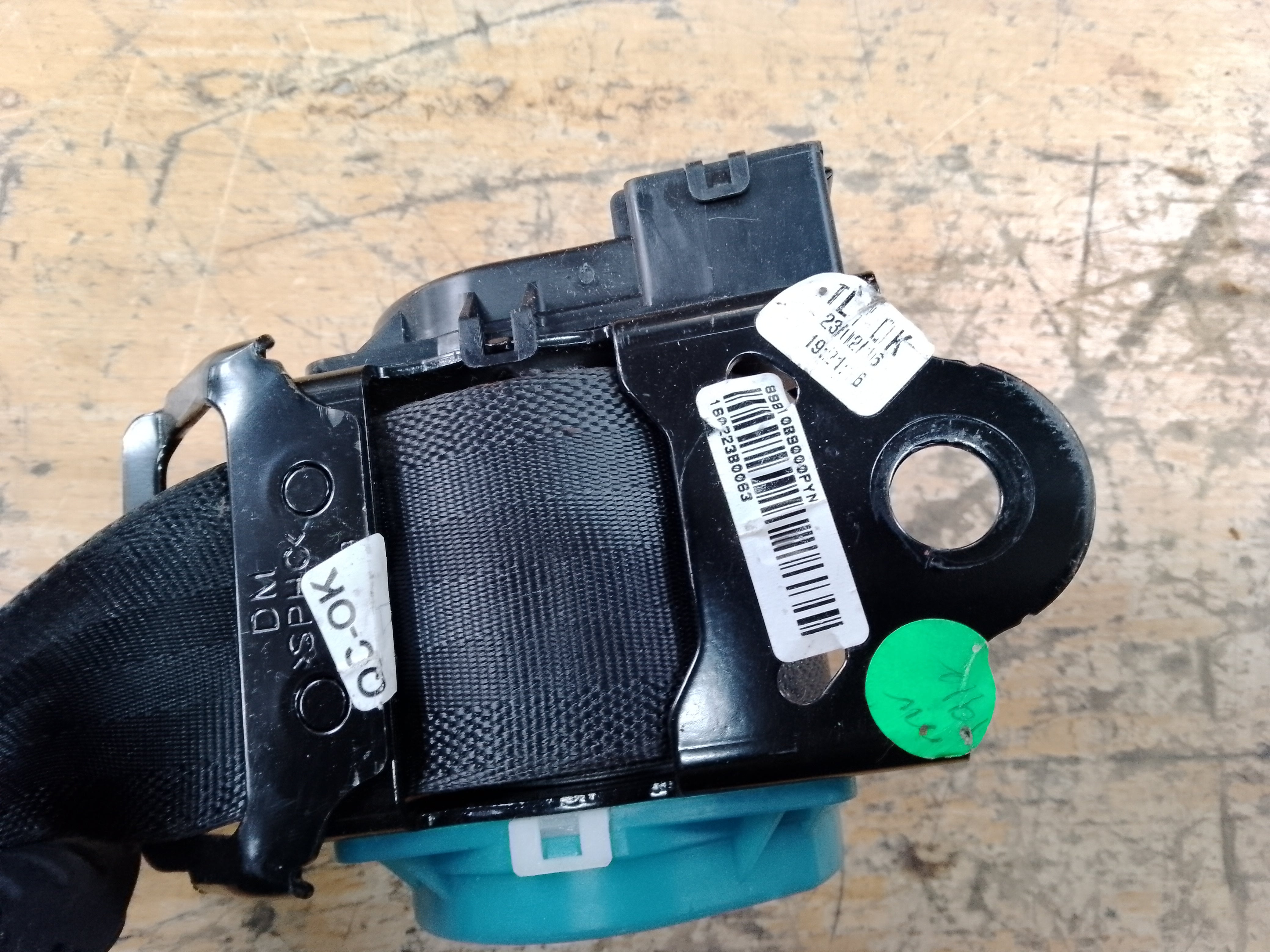 Hyundai i10 Mk2 2013-2019 Seat Belt Left Passenger Rear (89810-B9000)