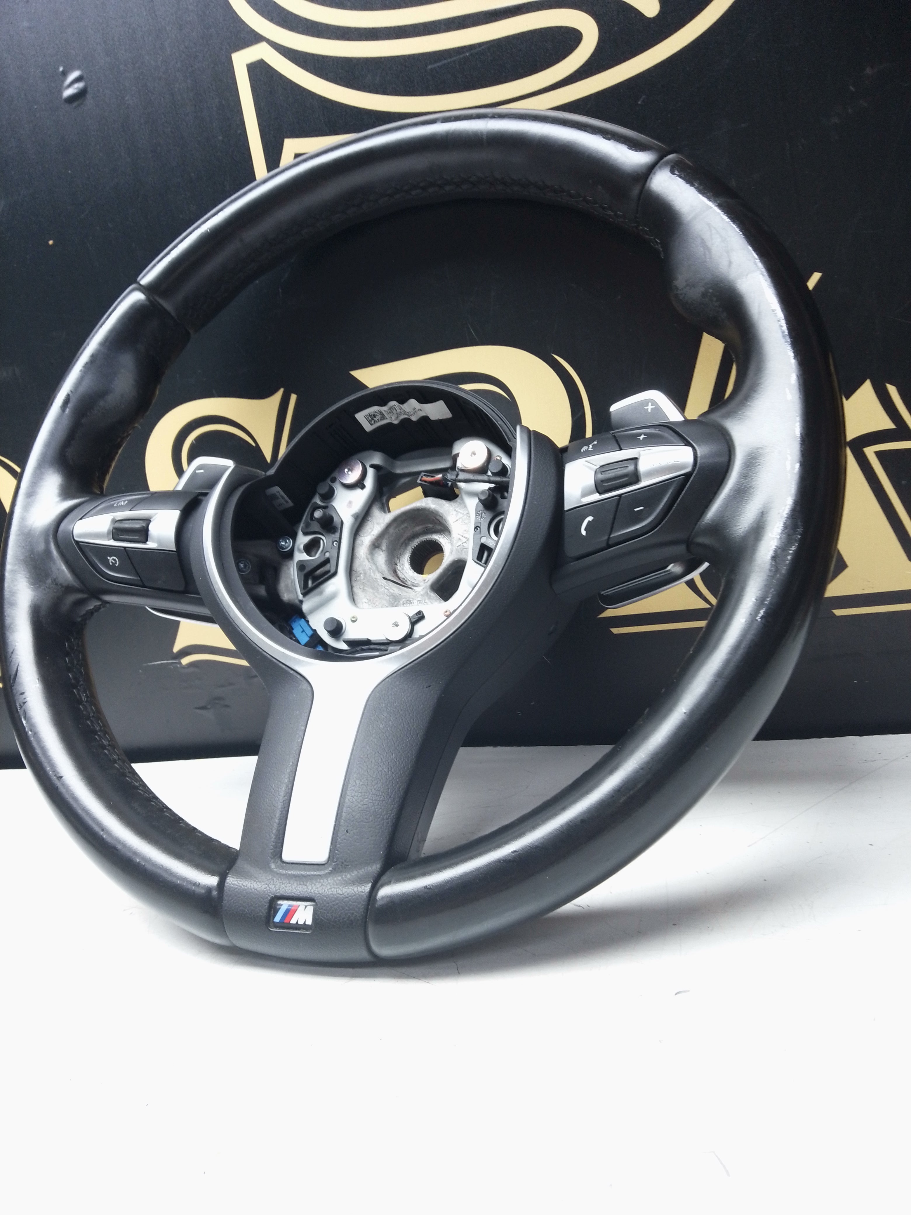 BMW 5 Series/6 Series/X5 M Sport Paddle Shift Leather Steering Wheel – 2013–2019