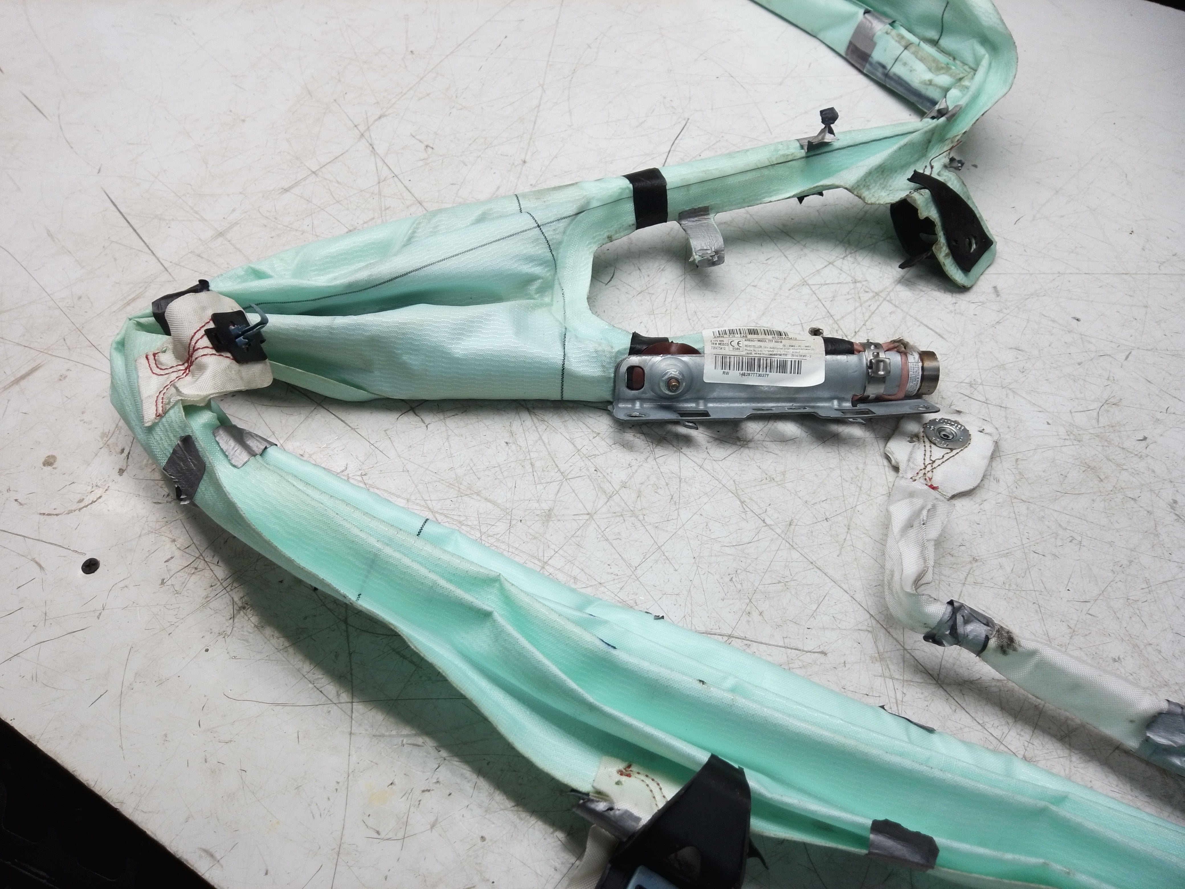 BMW X5 F15 F85 Roof Head Curtain Airbag Right Driver Side (8175935)