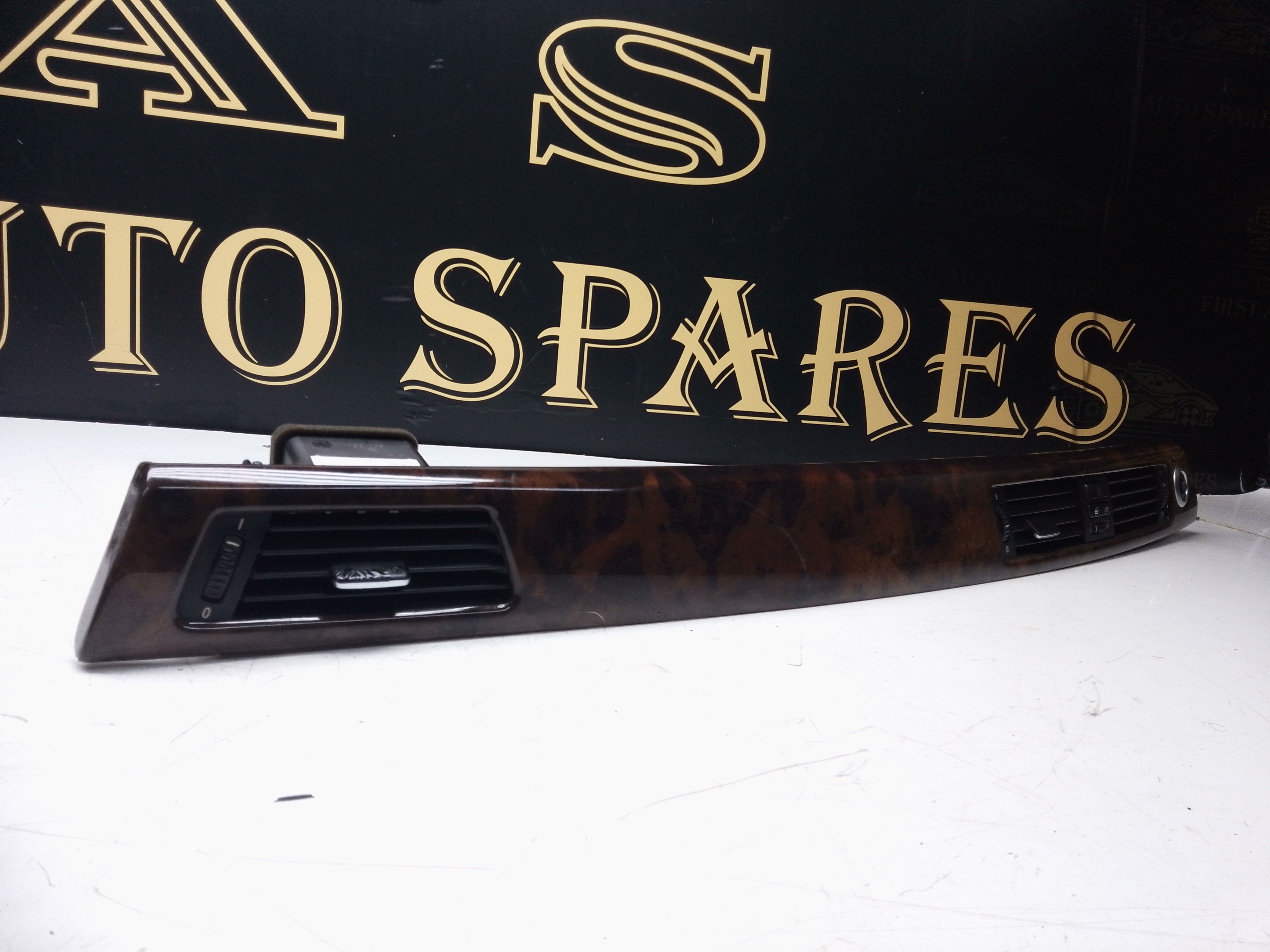 BMW 3 Series E90 E91 Air Vent Grill/Dashboard Cover Wood Trim Complete (7132852)