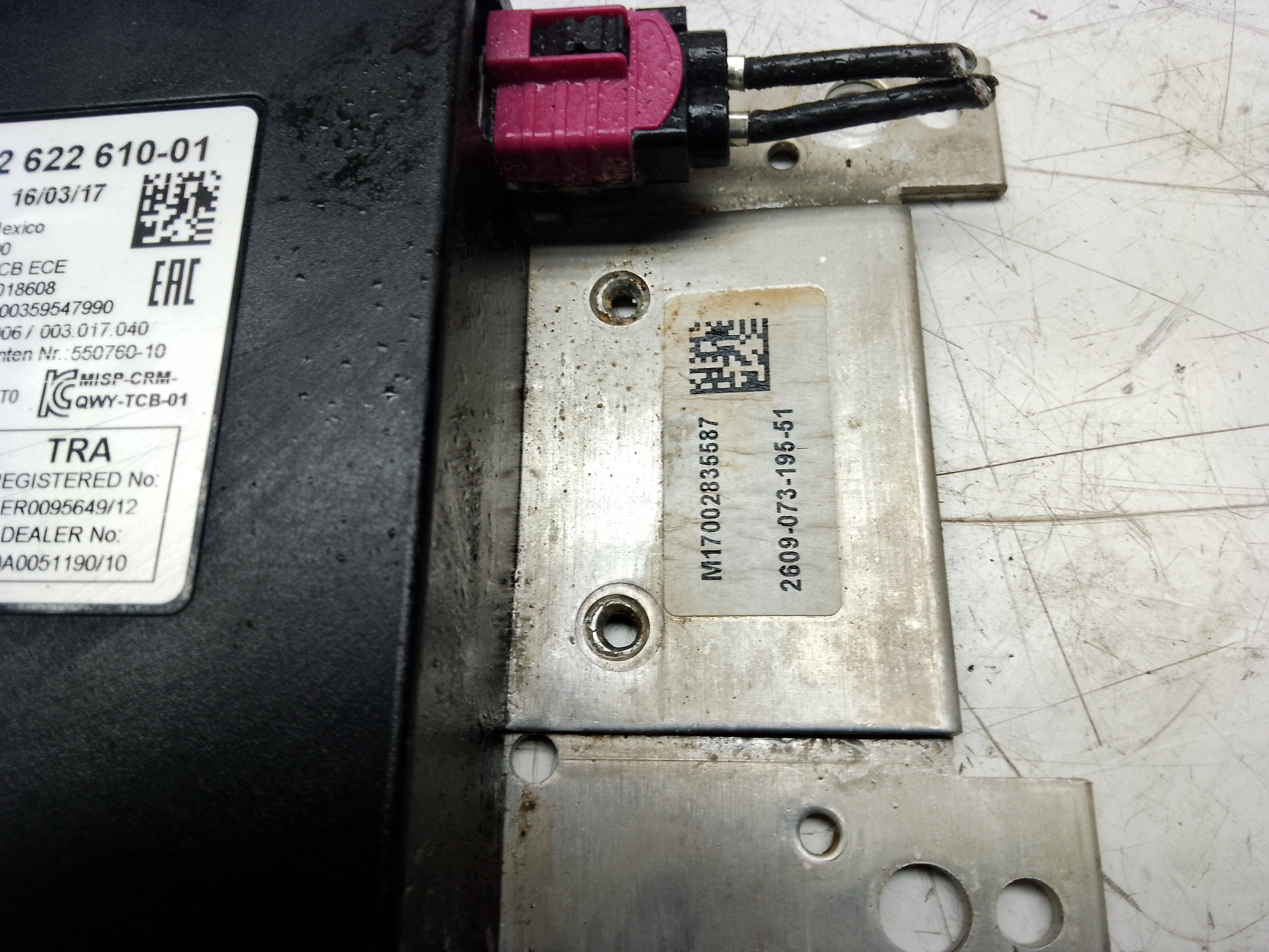 BMW X1 F48 2017 Bluetooth Telematic Control Module ECU (2622610)