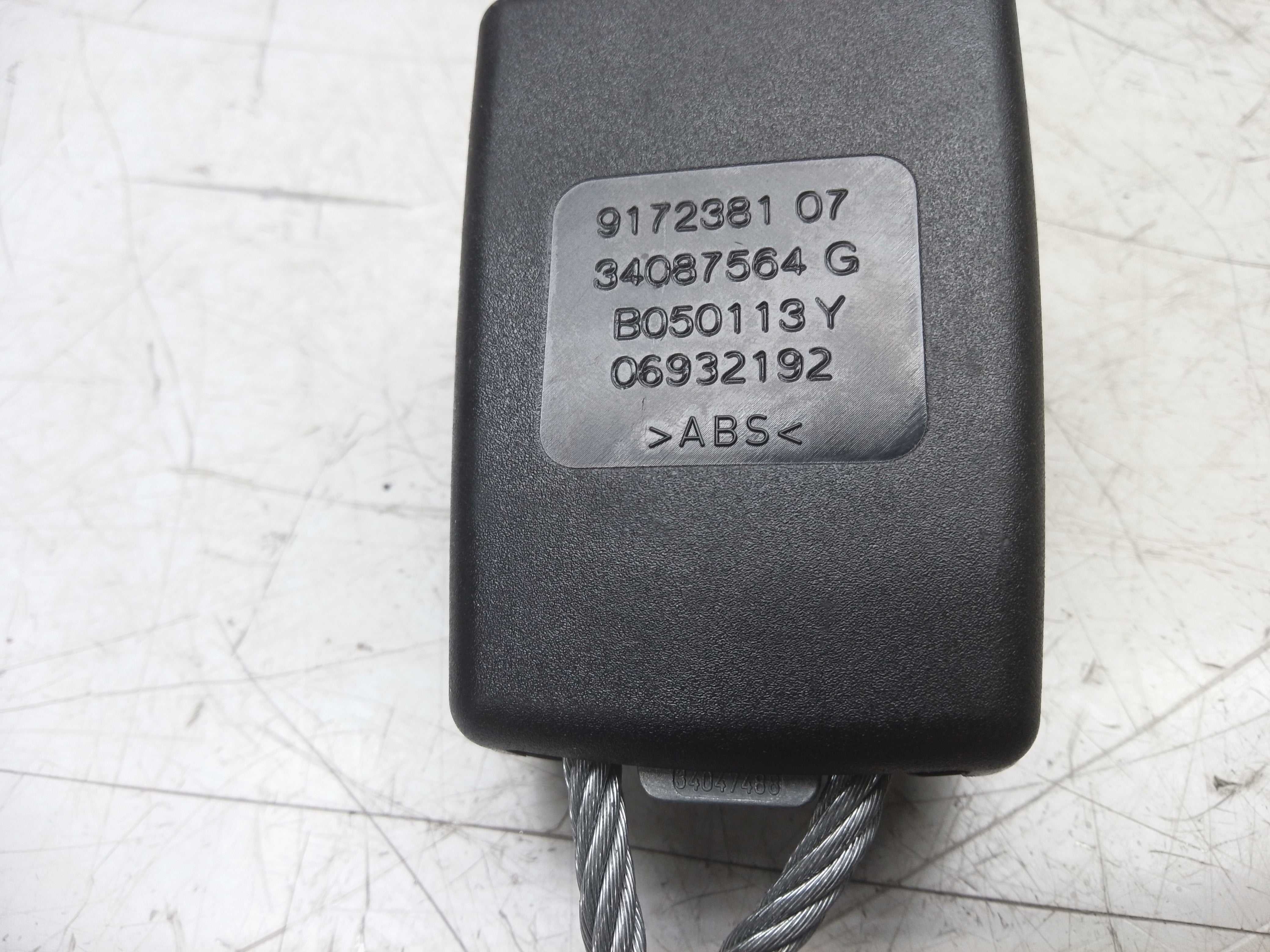 BMW 6 Series F06 Gran Coupe 2013 Left Rear Seat Belt Buckle (9172381)