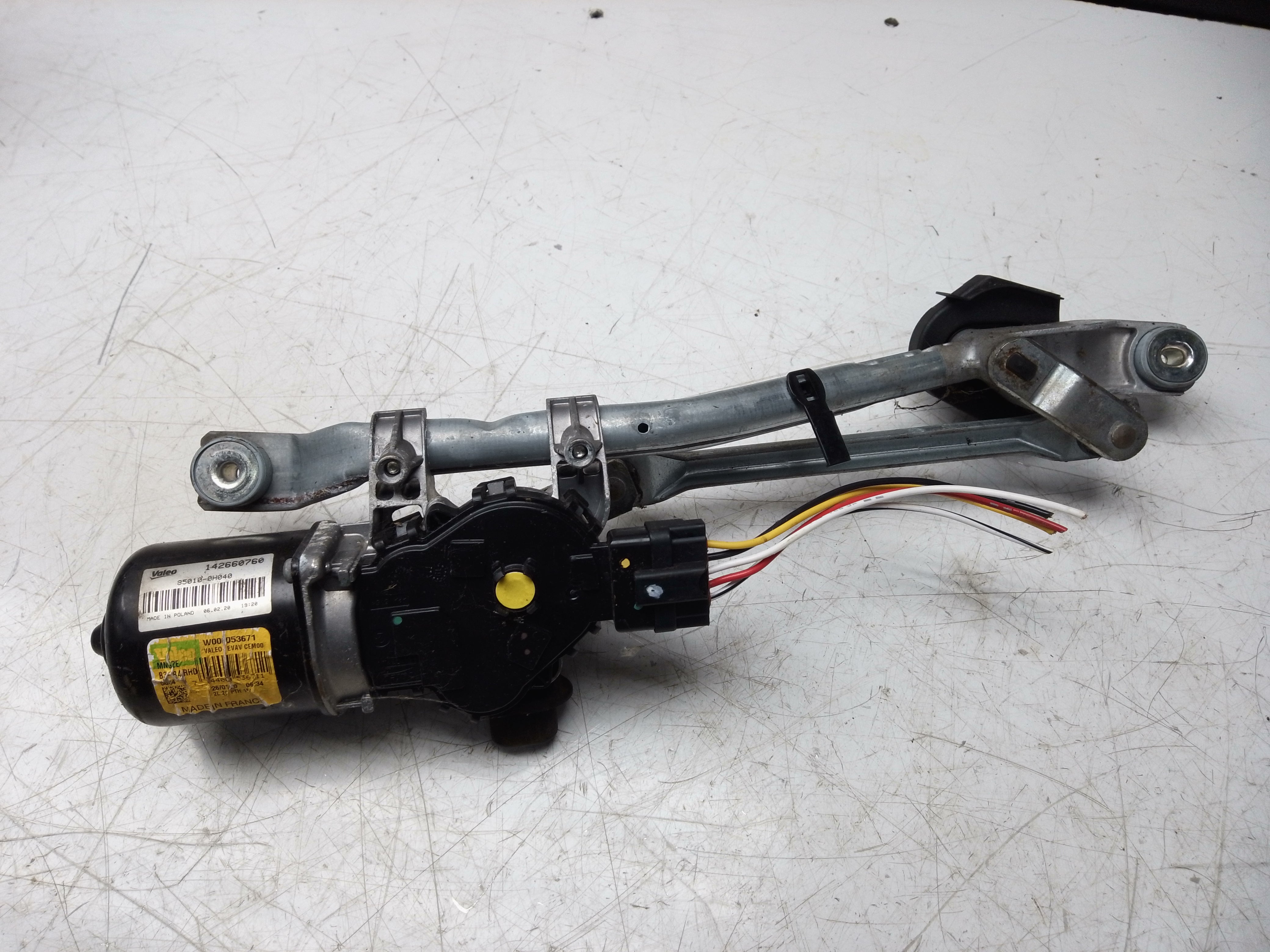Toyota Aygo 2016 Wiper Linkage With Motor (85010-0H040)