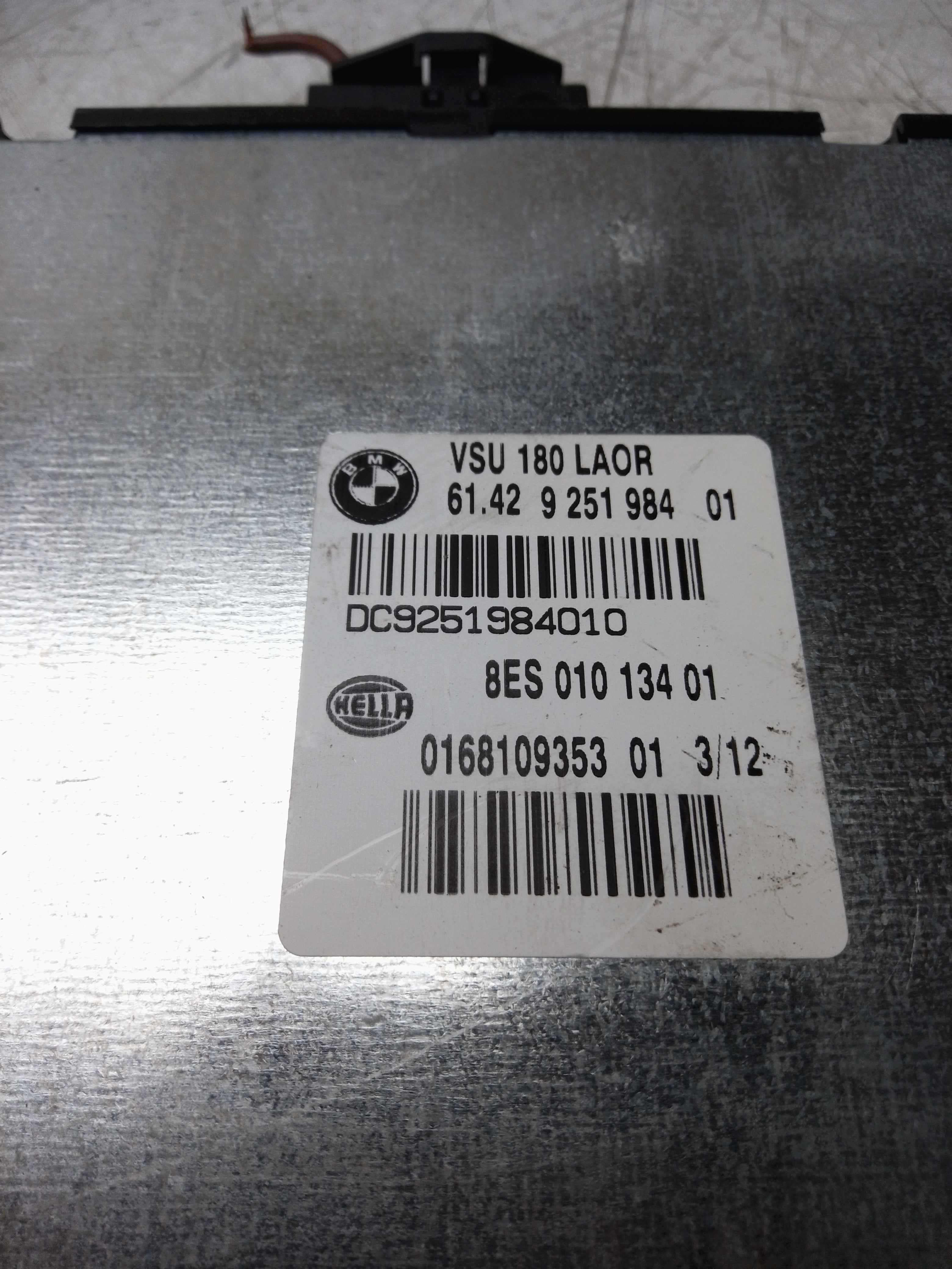 BMW 3 Series F30 VSU Voltage Converter Module 925198401 – 2012–2019