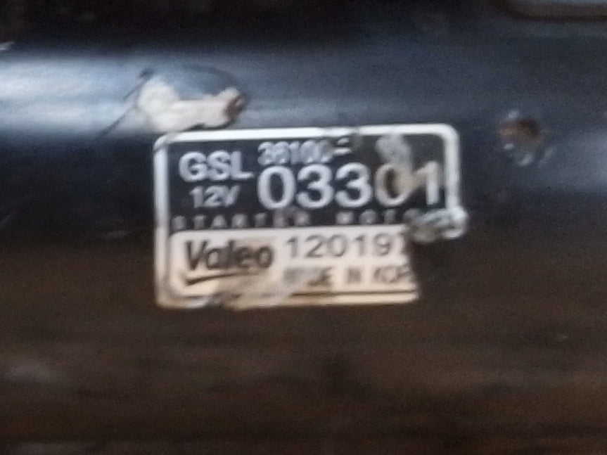 Hyundai i10 2014–2019 Starter Motor Petrol (36100-03301)