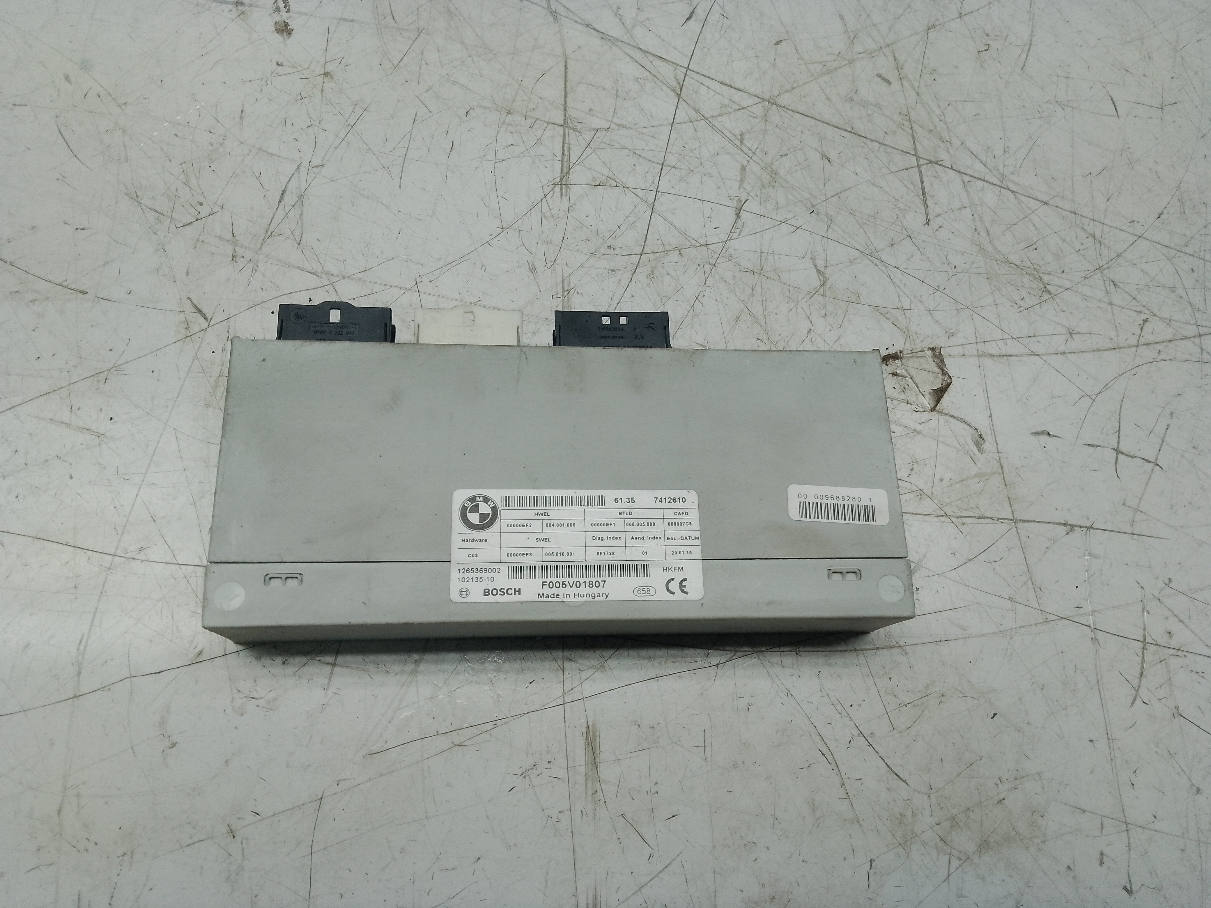 BMW Trunk Lid Module F31 F15 F16 F36 Control Unit Rear Tailgate Lift (7314798) (102135-10)