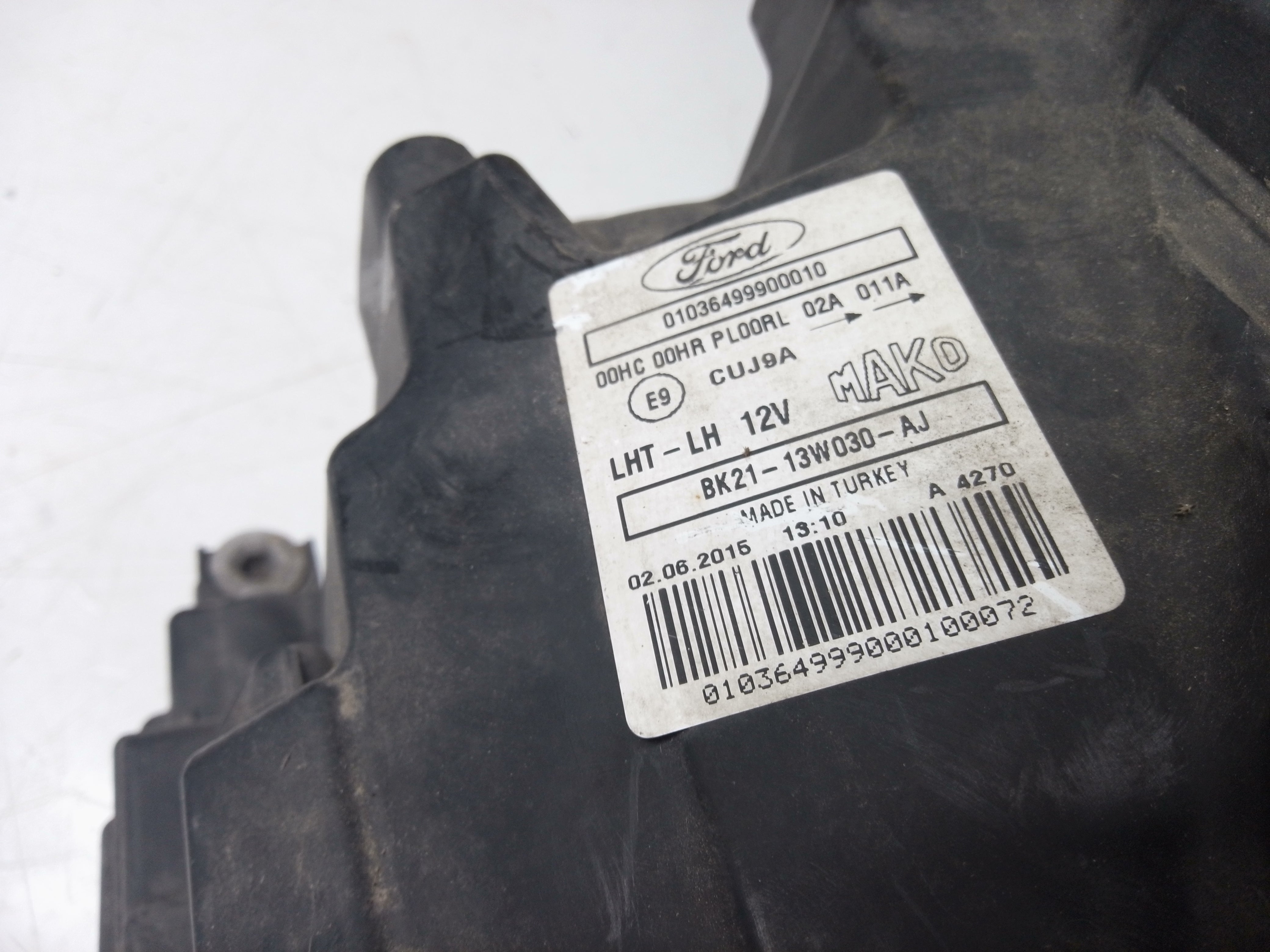 Ford Transit Custom 2021 Left Headlight (BK21-13W030-AJ)