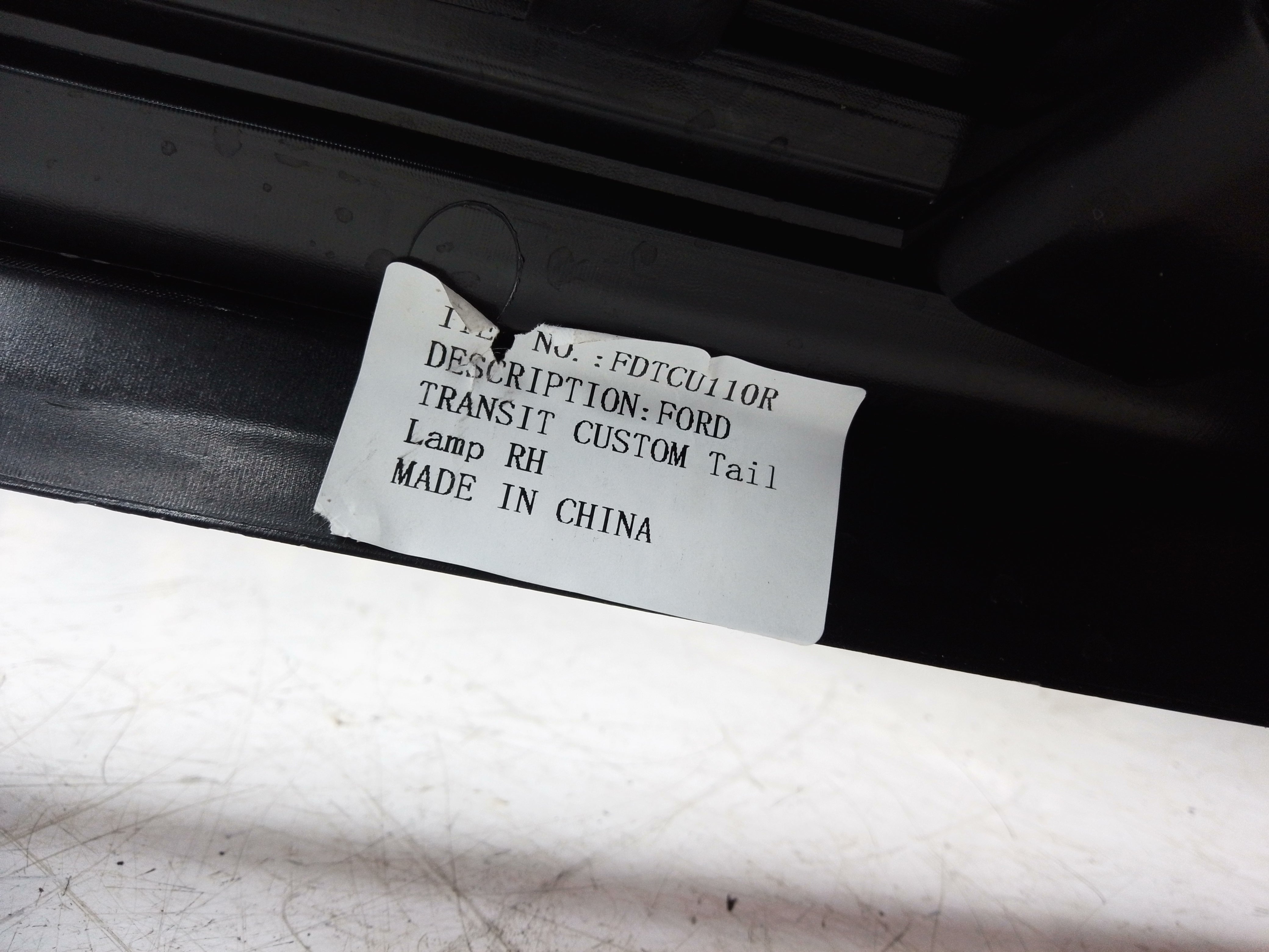 Ford Transit Custom Van 2012–2024 Right Rear Tail Back Lamp (FDTCU110R)