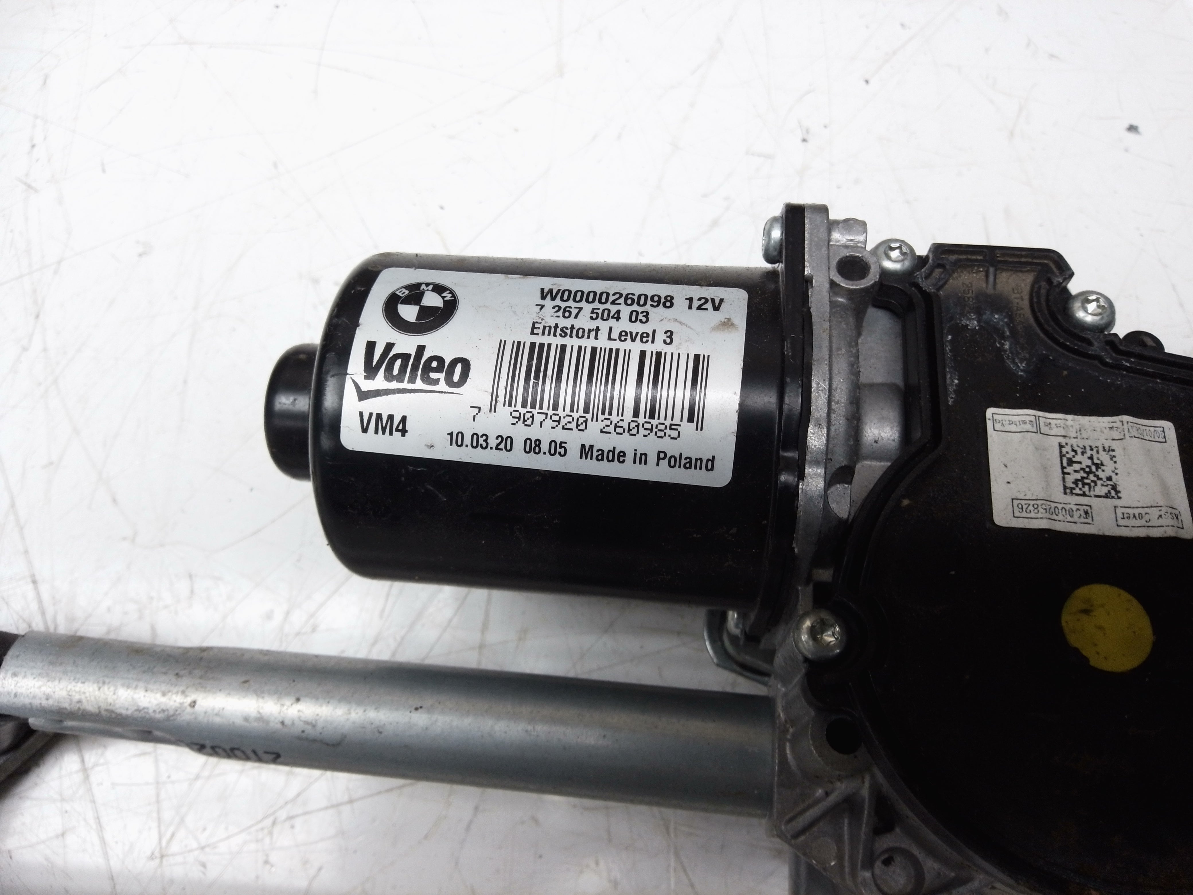 BMW 3 Series F30 Front Wiper Motor & Linkage (W000026098) (726750403)