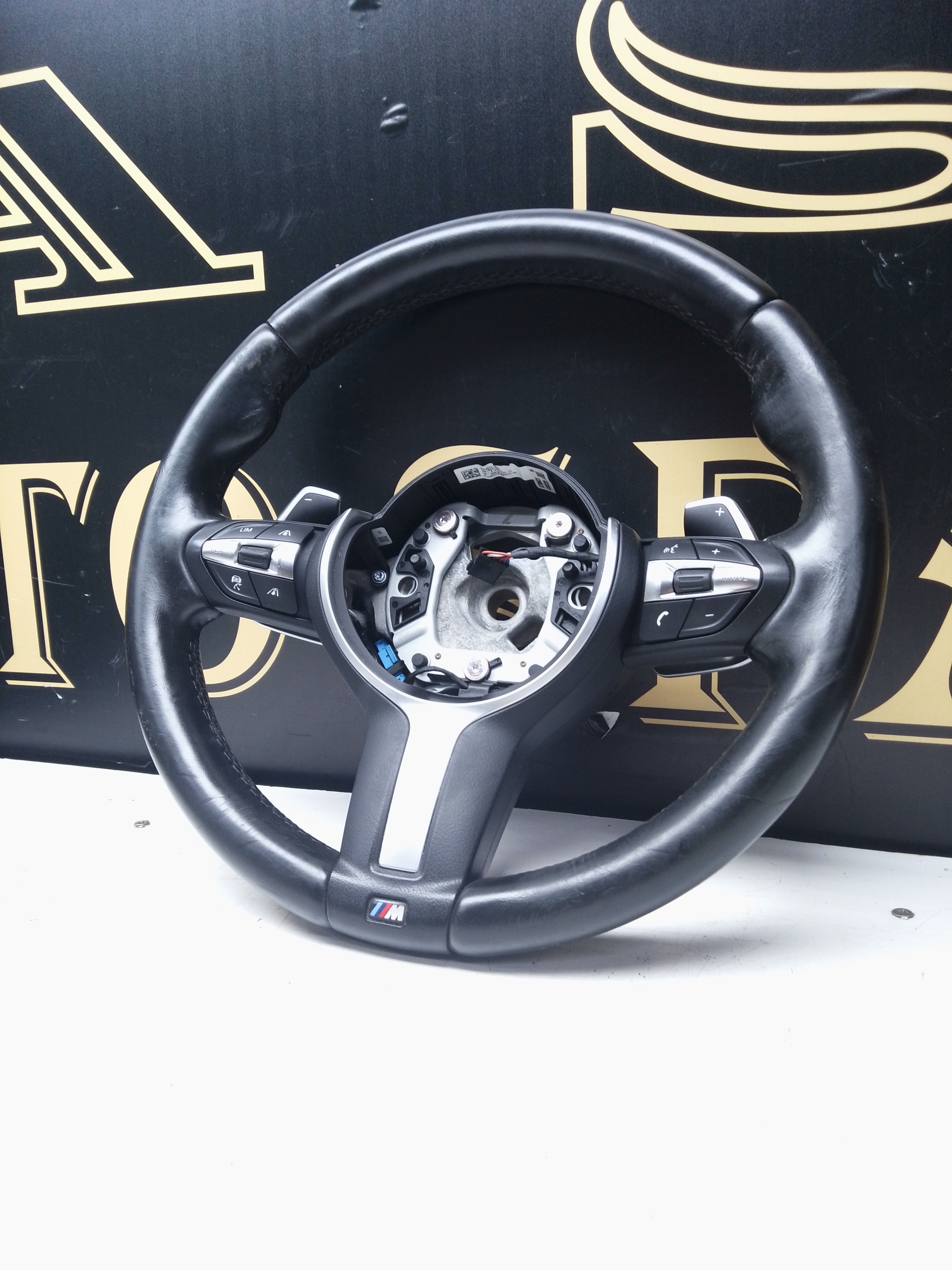 BMW F80 M3/F82/F83/M4/F87/M2 M Sport Heated Leather Steering Wheel – 2014–2021