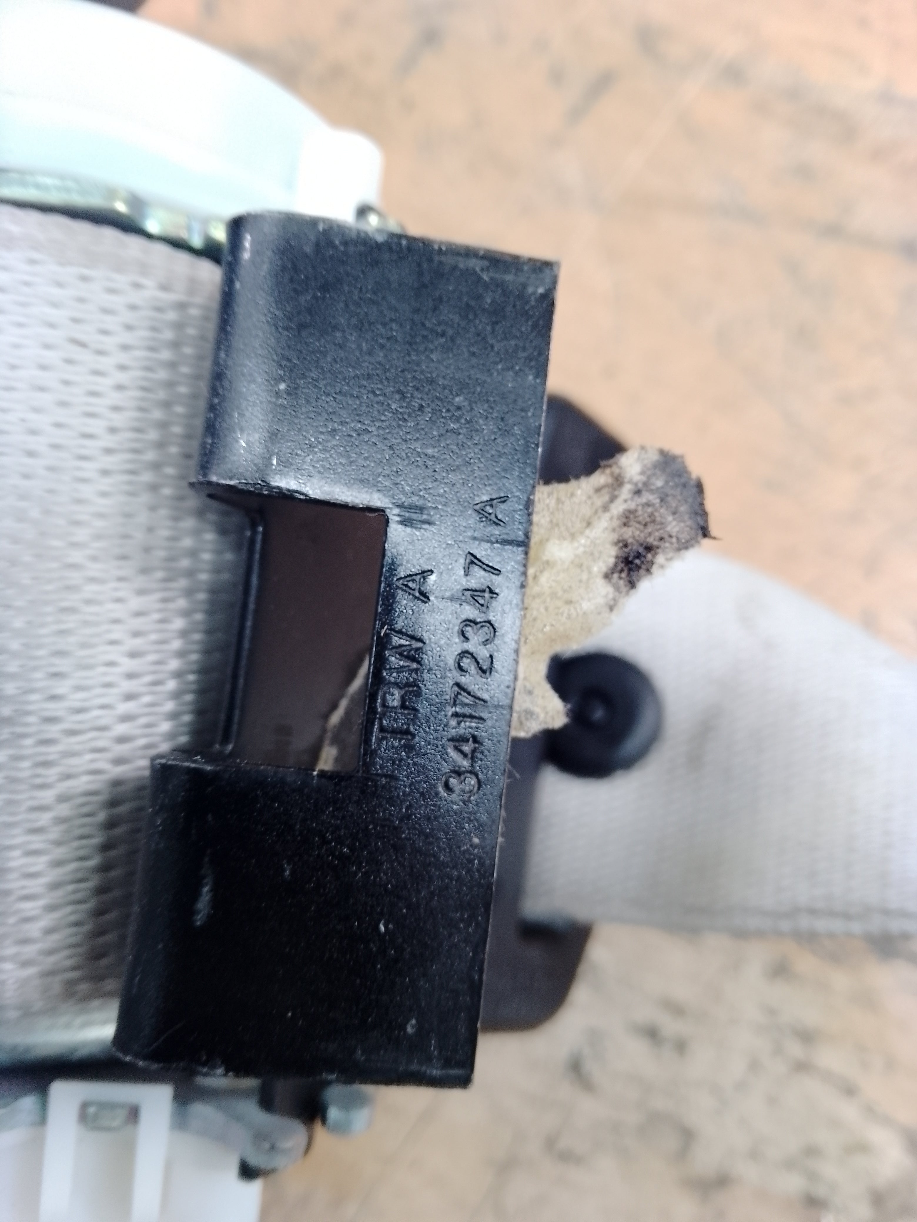 BMW 6 Series F06 2012–2018 Rear Seat Belt – Driver Right Side (34133149)