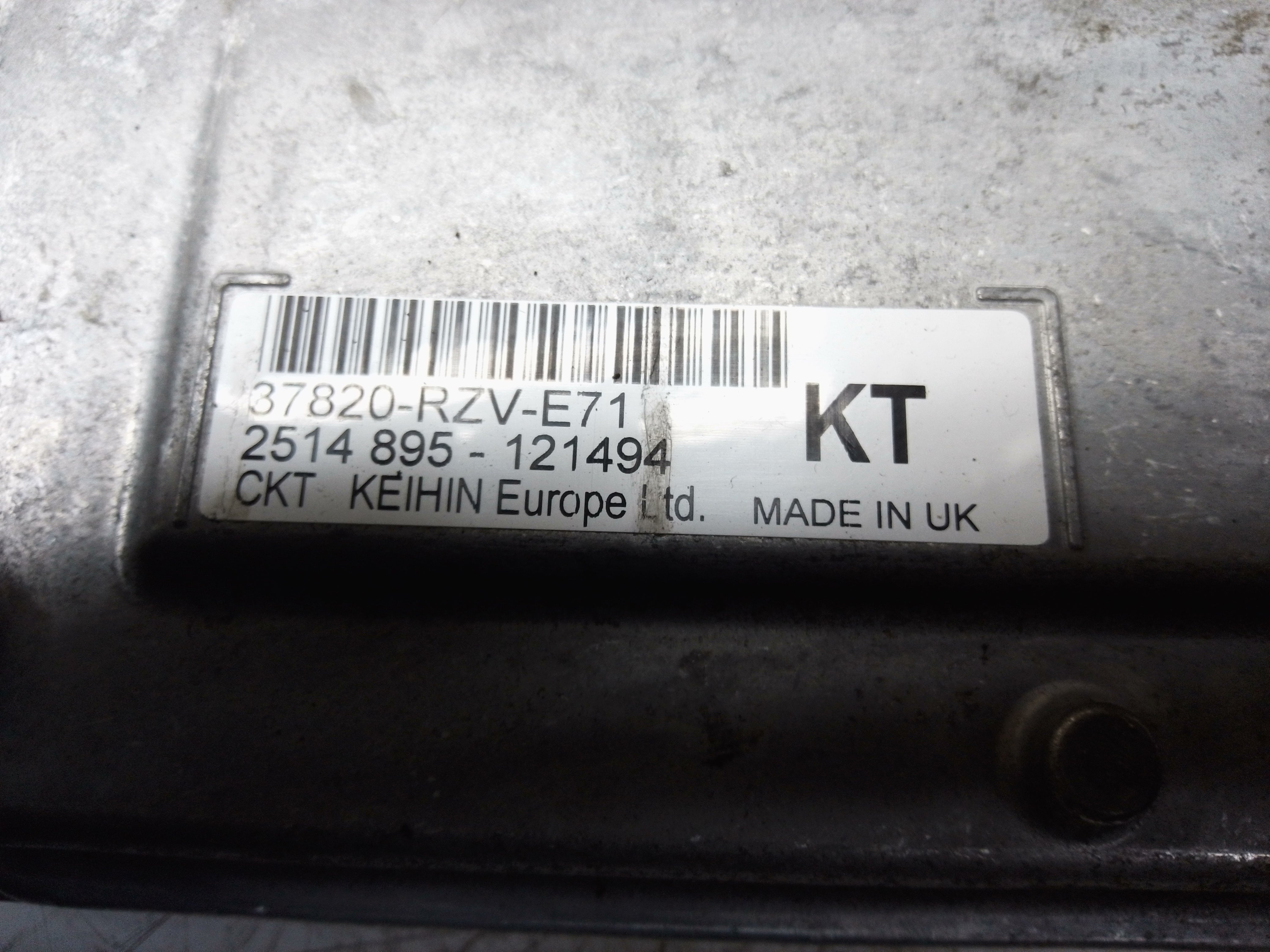 Honda CR-V 2010 Engine Control Unit (37820-RZV-E71)