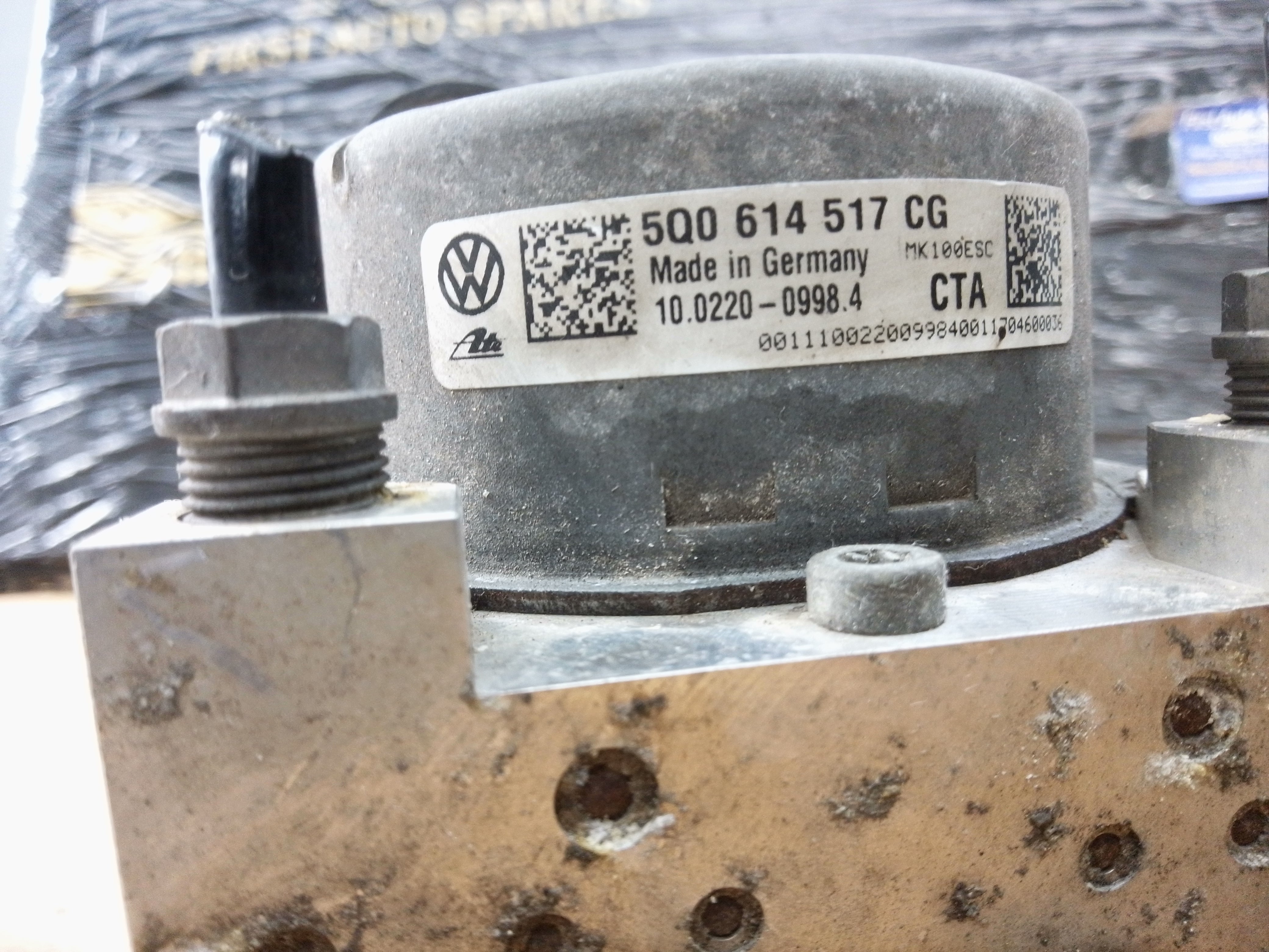 Audi A3 S line / VW Golf 2016 ABS Pump ECU (5Q0614517CG) (10.0220-0998.4)