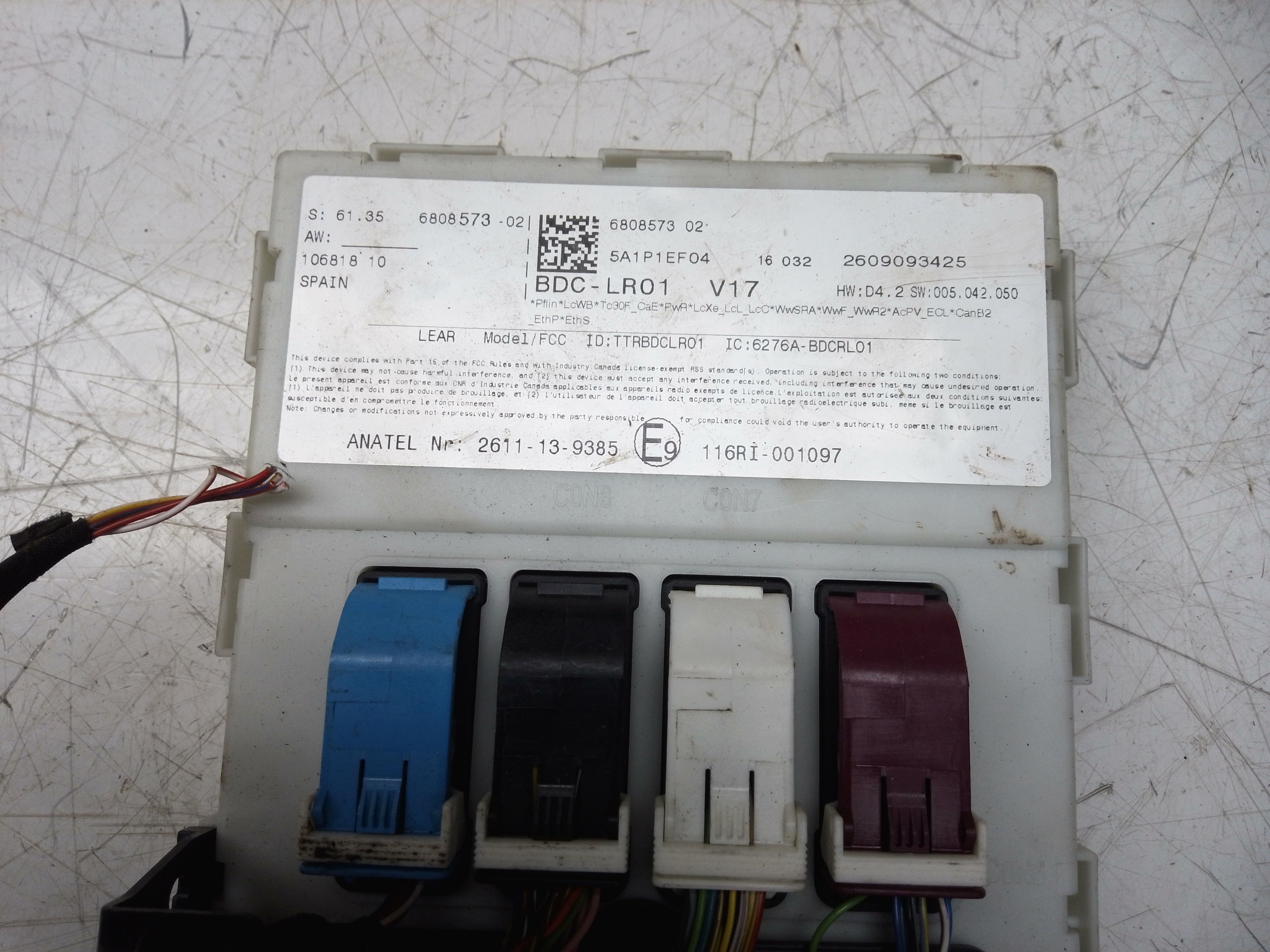 BMW X5 F15 BCM Body Control Module (6808573-02)