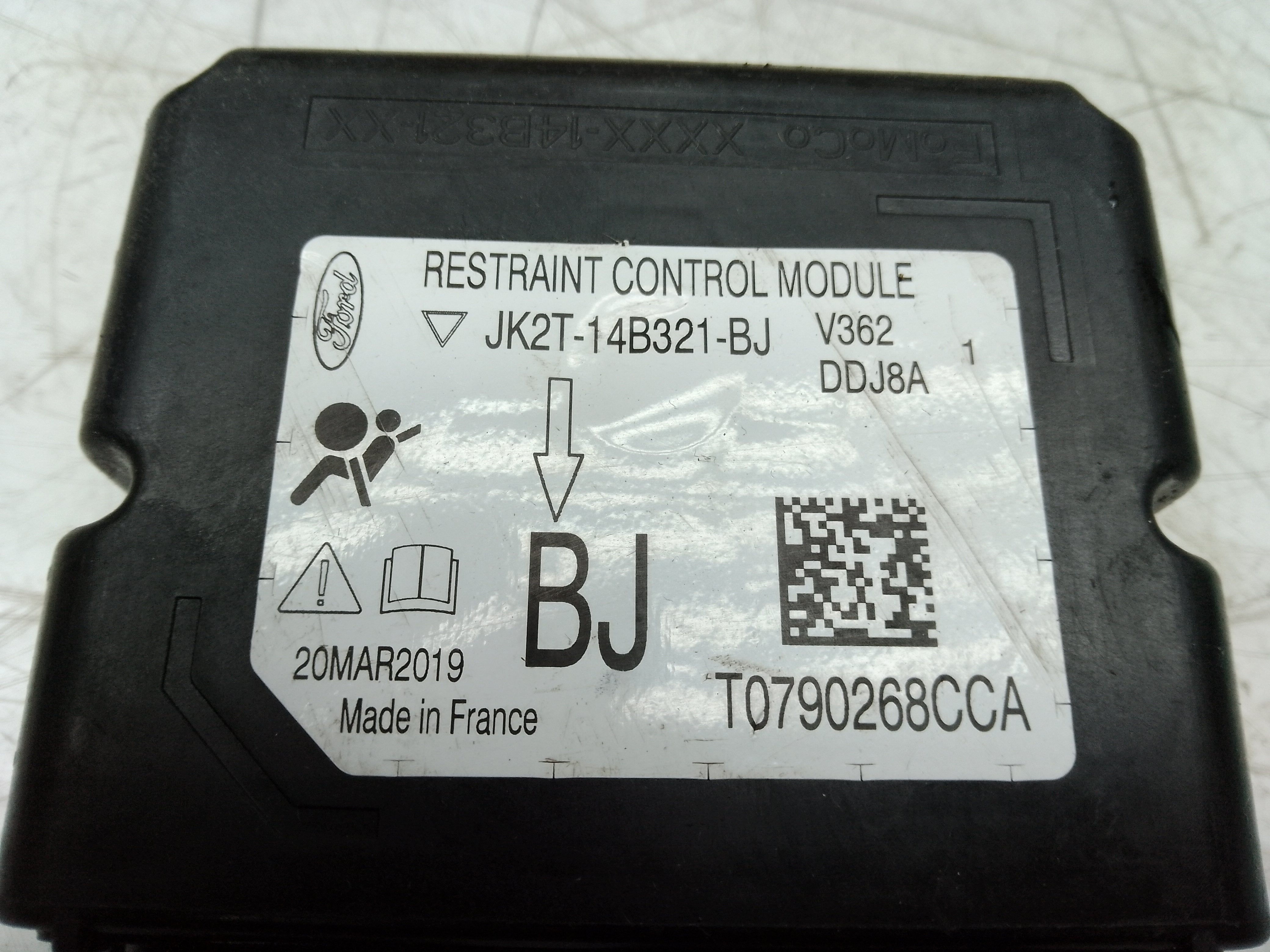 Ford Transit Custom 2013–18 SRS Airbag Control Unit (JK2T-14B321-BJ)