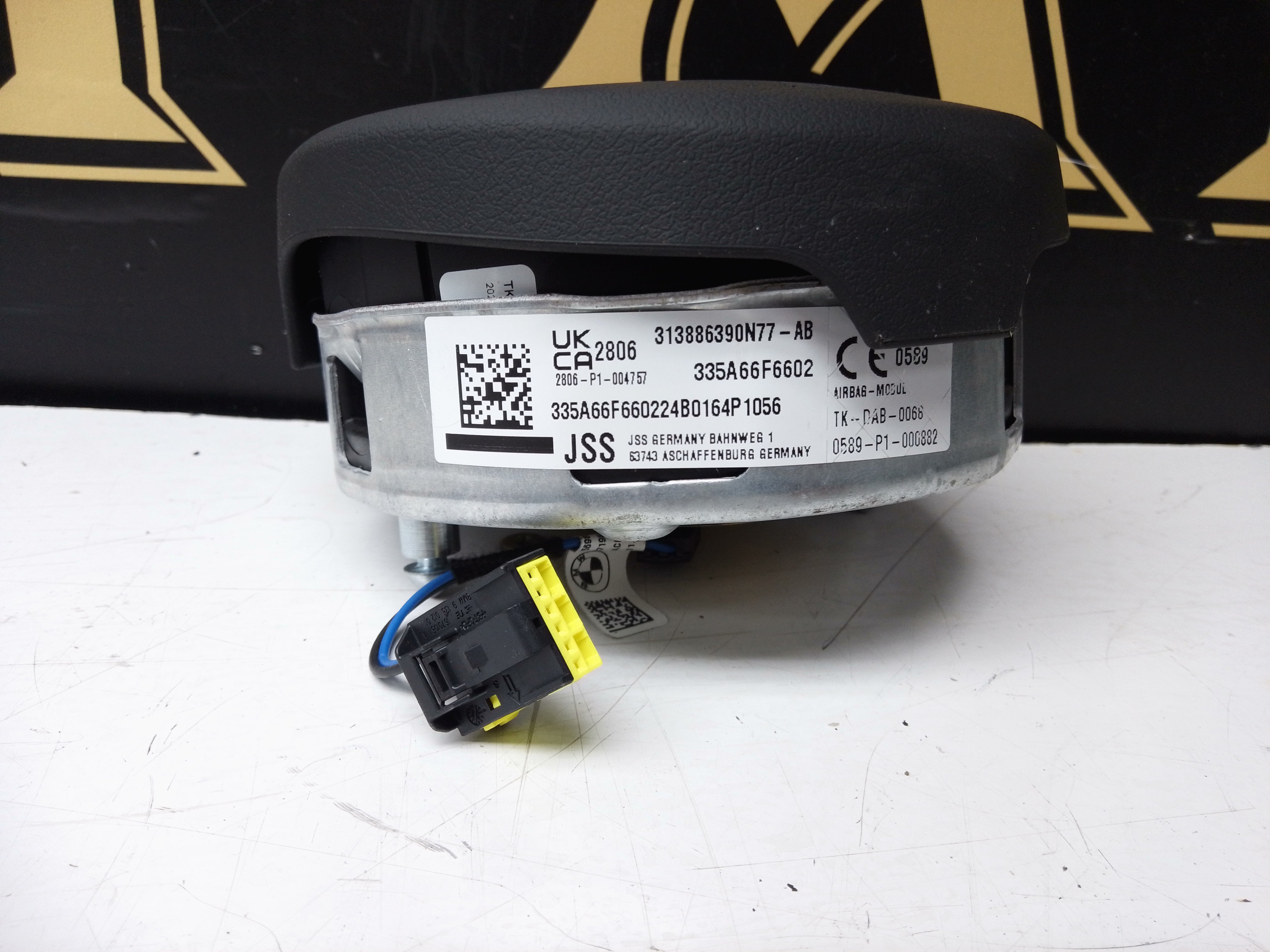BMW F01 F02 F10 F11 M Sport Steering Wheel Airbag Safety Module – 2009–2017