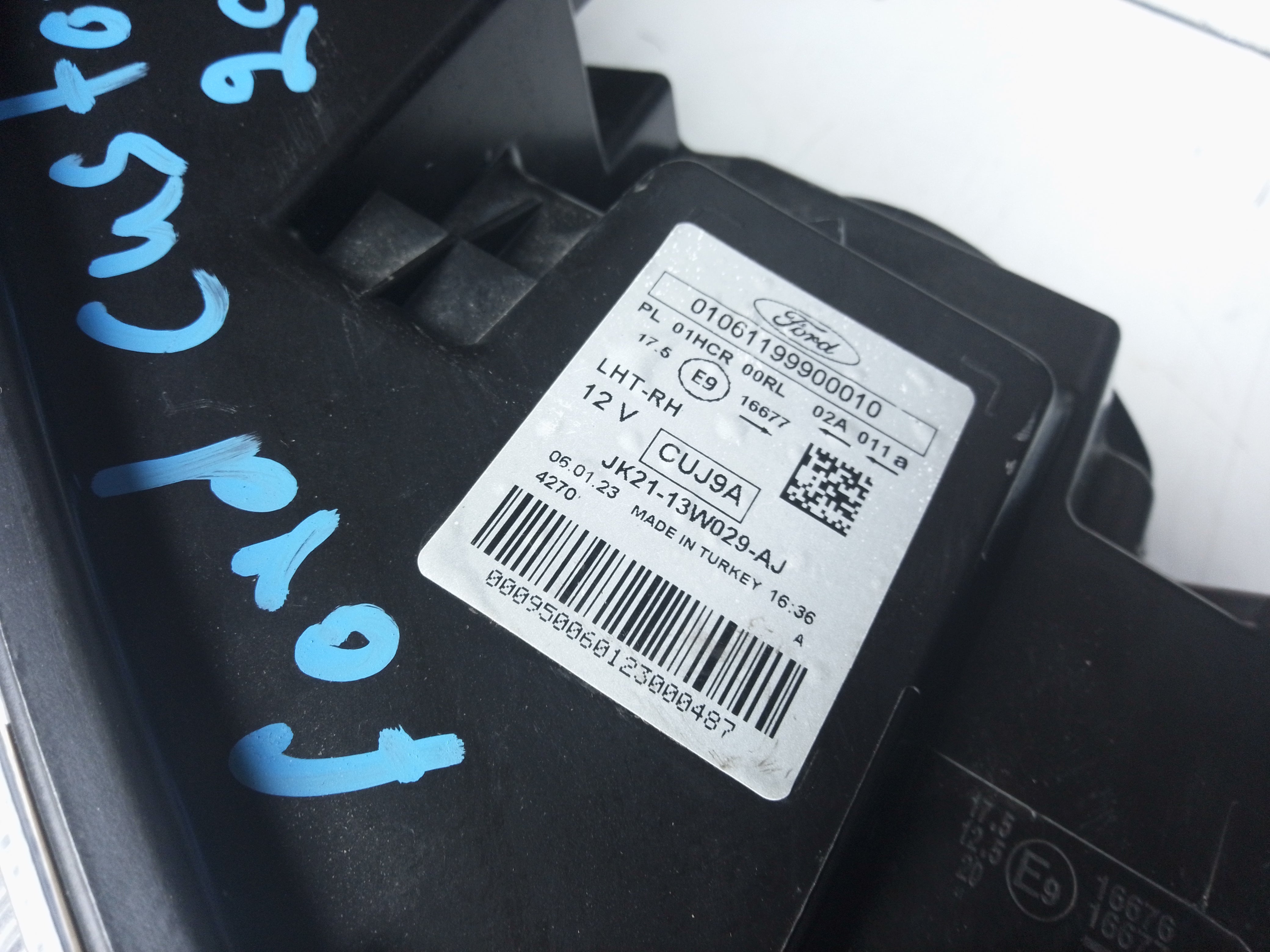 Ford Transit Custom 2021 Right Headlight (JK21-13W029-AJ)