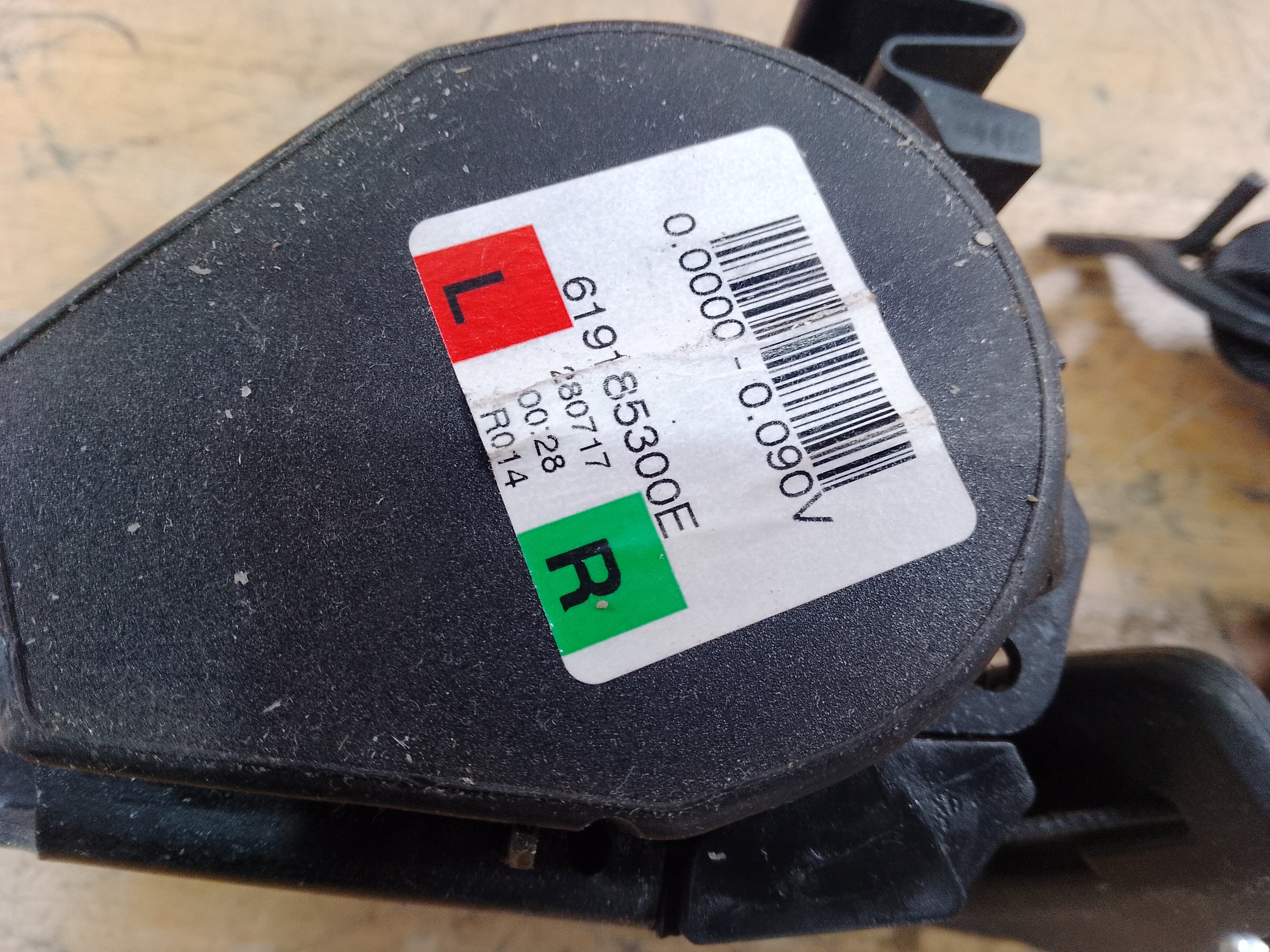 BMW 3 Series F30 2011–2019 Rear Seat Belt – Left or Right (619185300E)