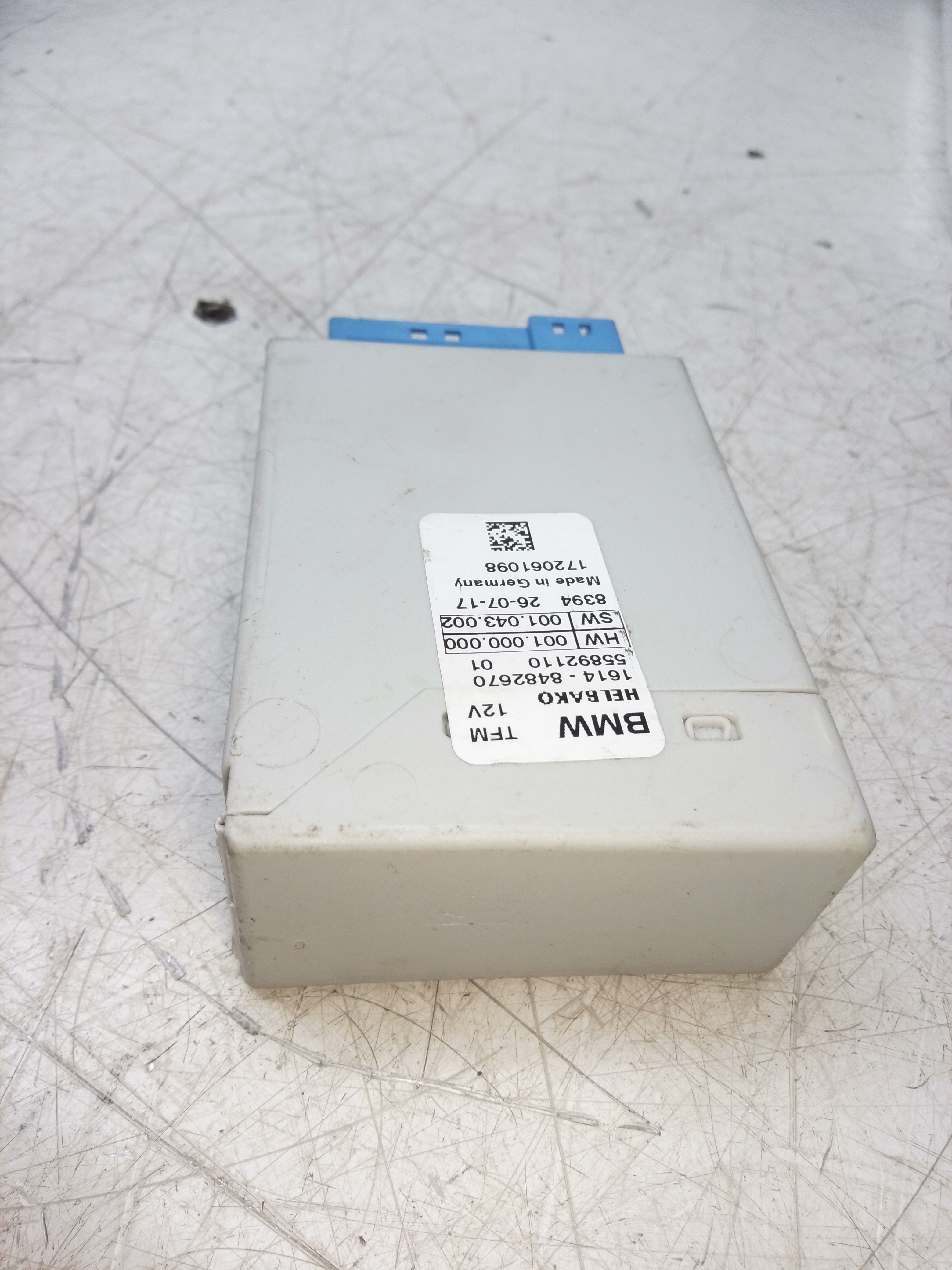 BMW G30/G31/G11/G12/G01/G02 Tank Function Module 55892110-01 – 2016–2024