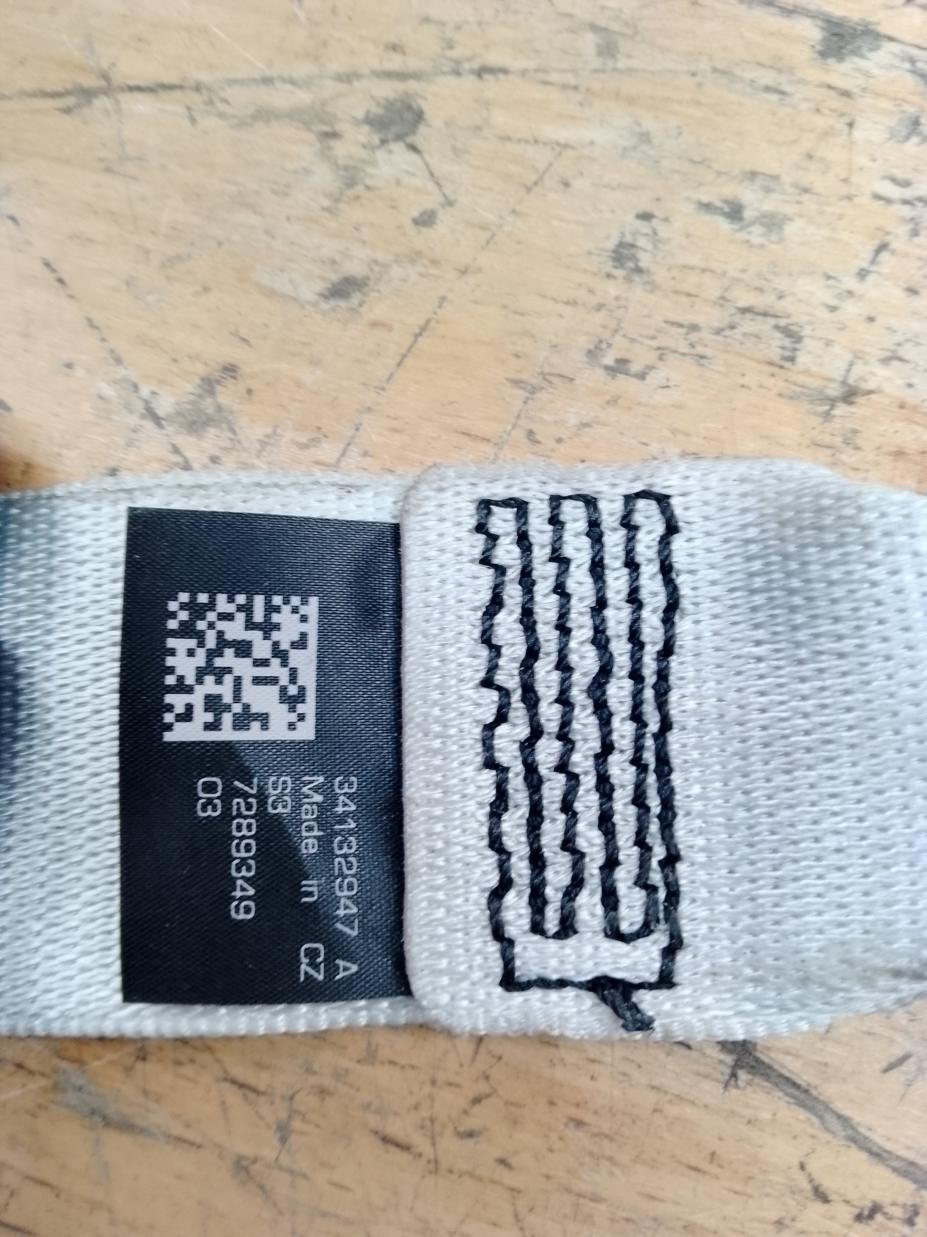 BMW 6 Series F06 2012–2018 Rear Seat Belt – Driver Right Side (34133149)