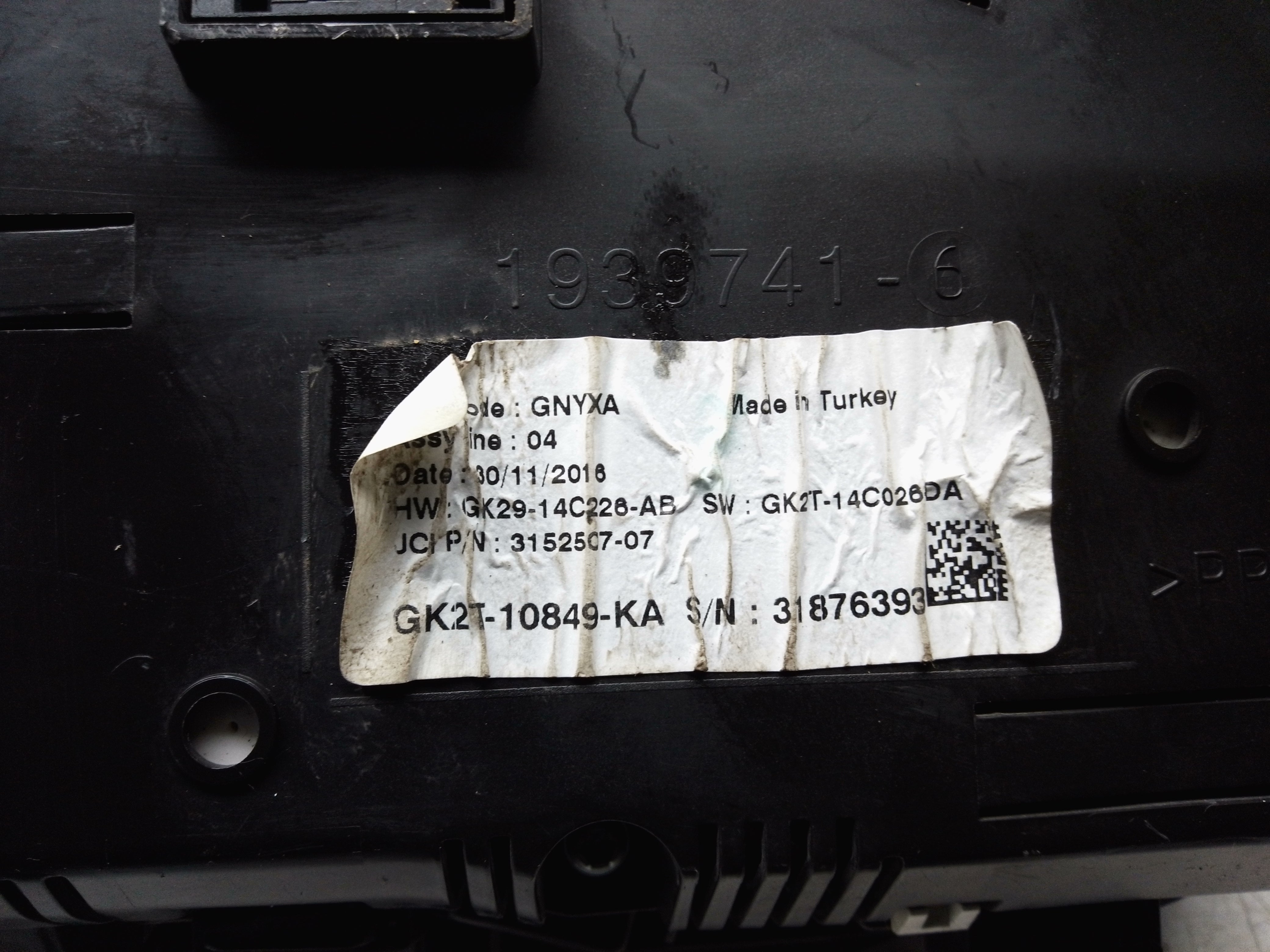 Ford Transit 2025 Speedometer Instrument Cluster (GK2T-10849-KA)