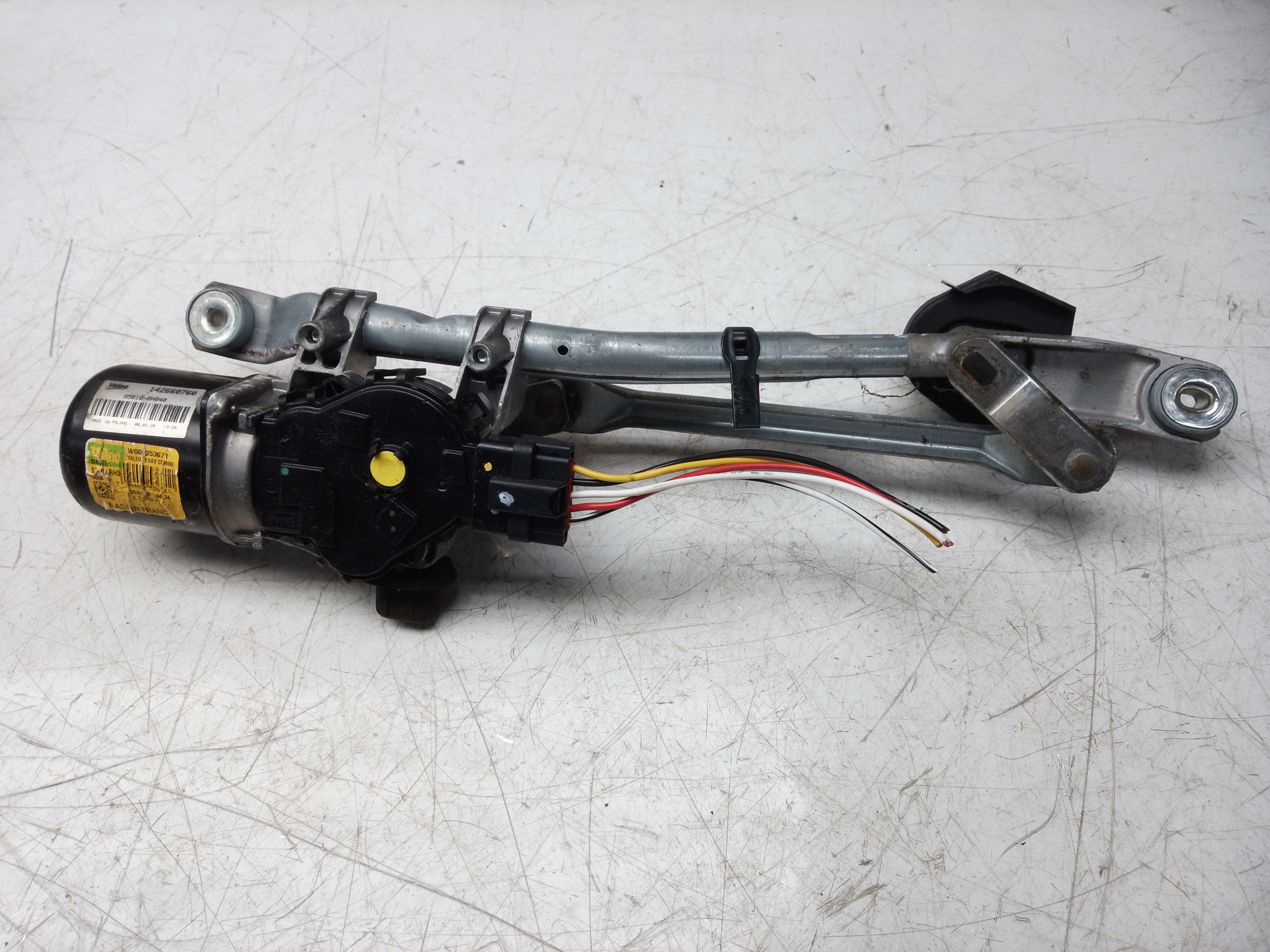 Toyota Aygo 2016 Wiper Linkage With Motor (85010-0H040)