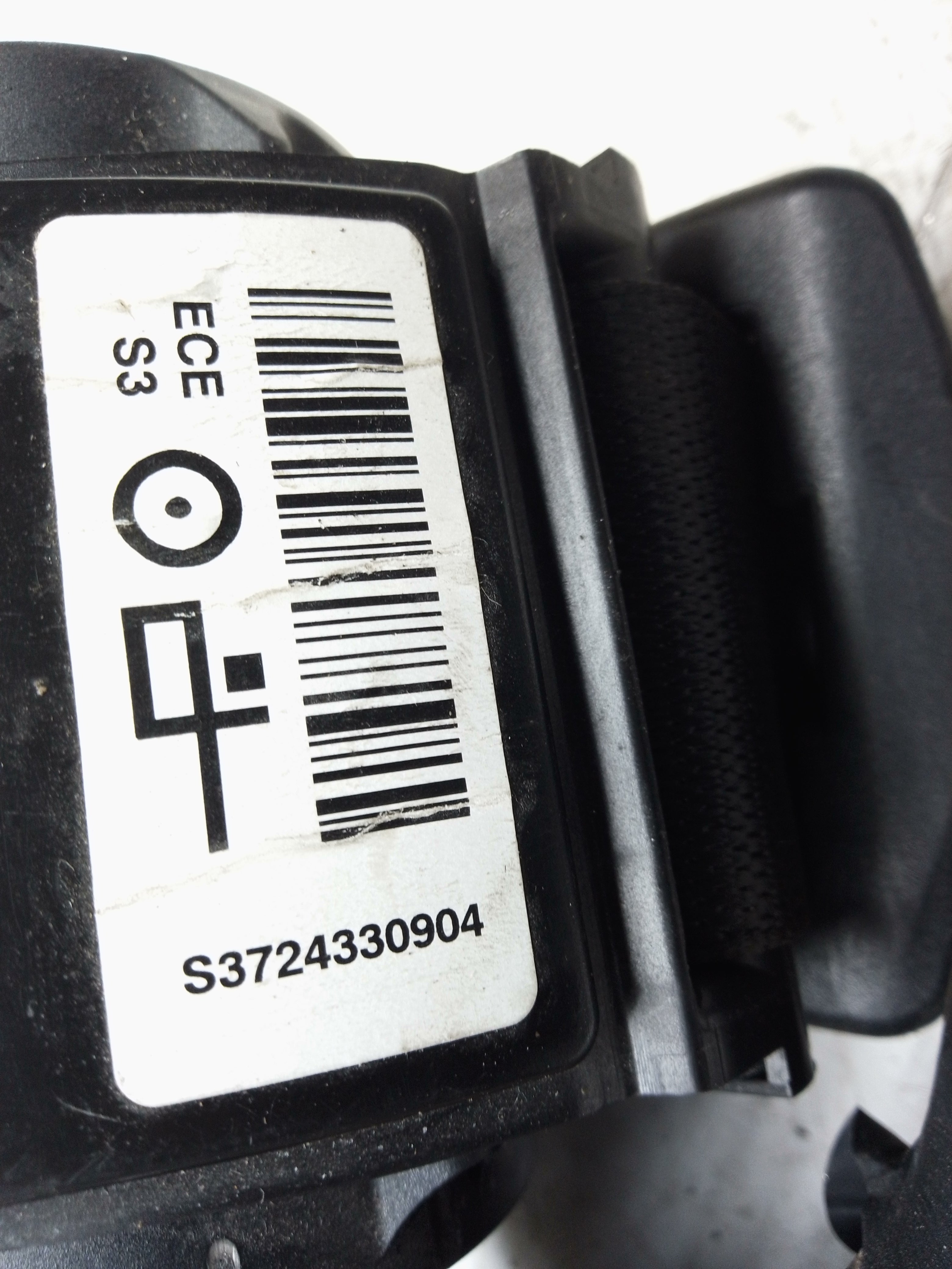 BMW 1 Series F20/F21 2018 Rear Left/Right Side Seat Belt (S3724330904)