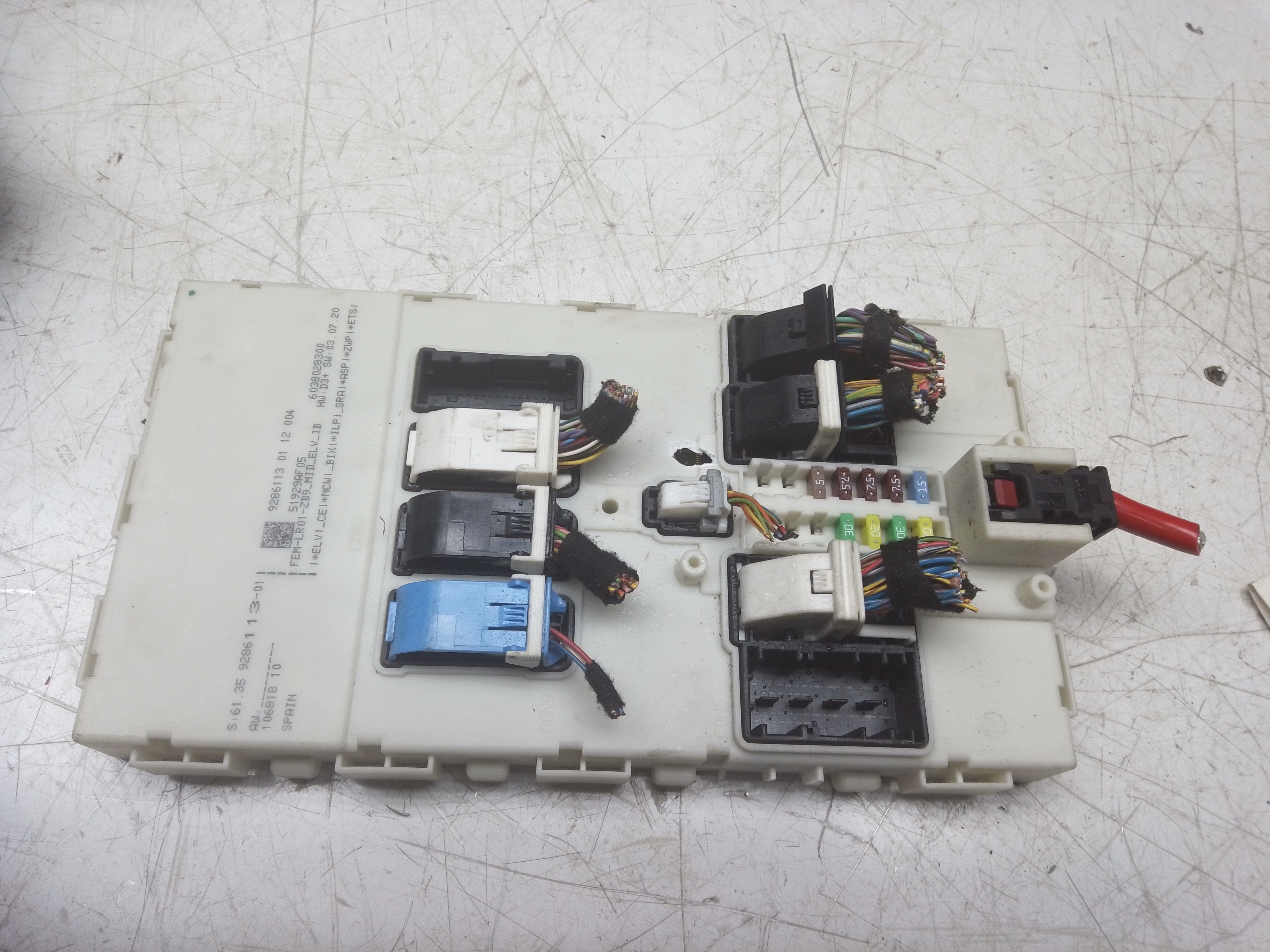 BMW 3 Series F30 F31 2012/19 Body Control Module ECU (9286113)