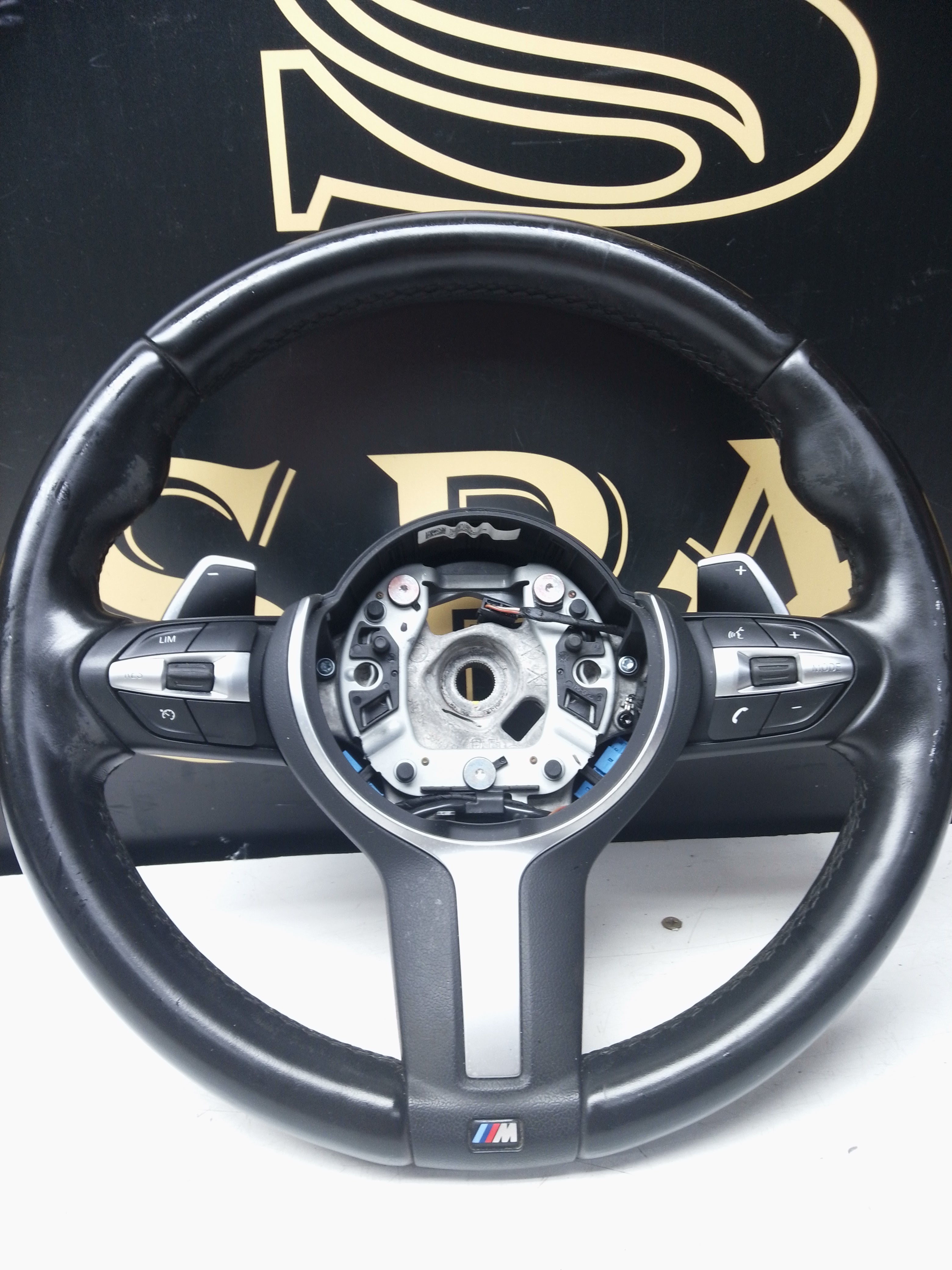 BMW 5 Series/6 Series/X5 M Sport Paddle Shift Leather Steering Wheel – 2013–2019