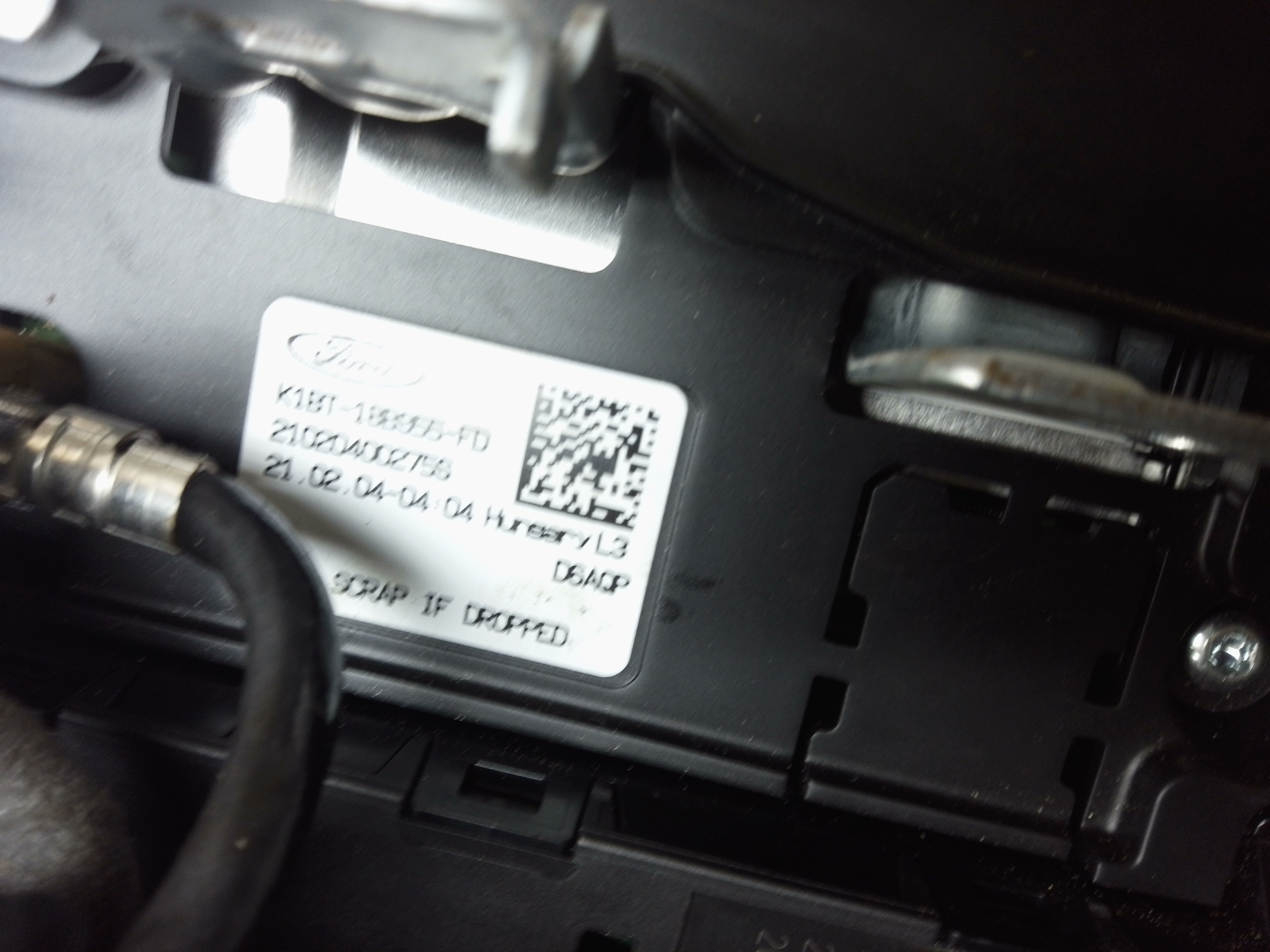 Ford Transit 2020 Multifunction Display Screen (K1BT-18B955-FD)