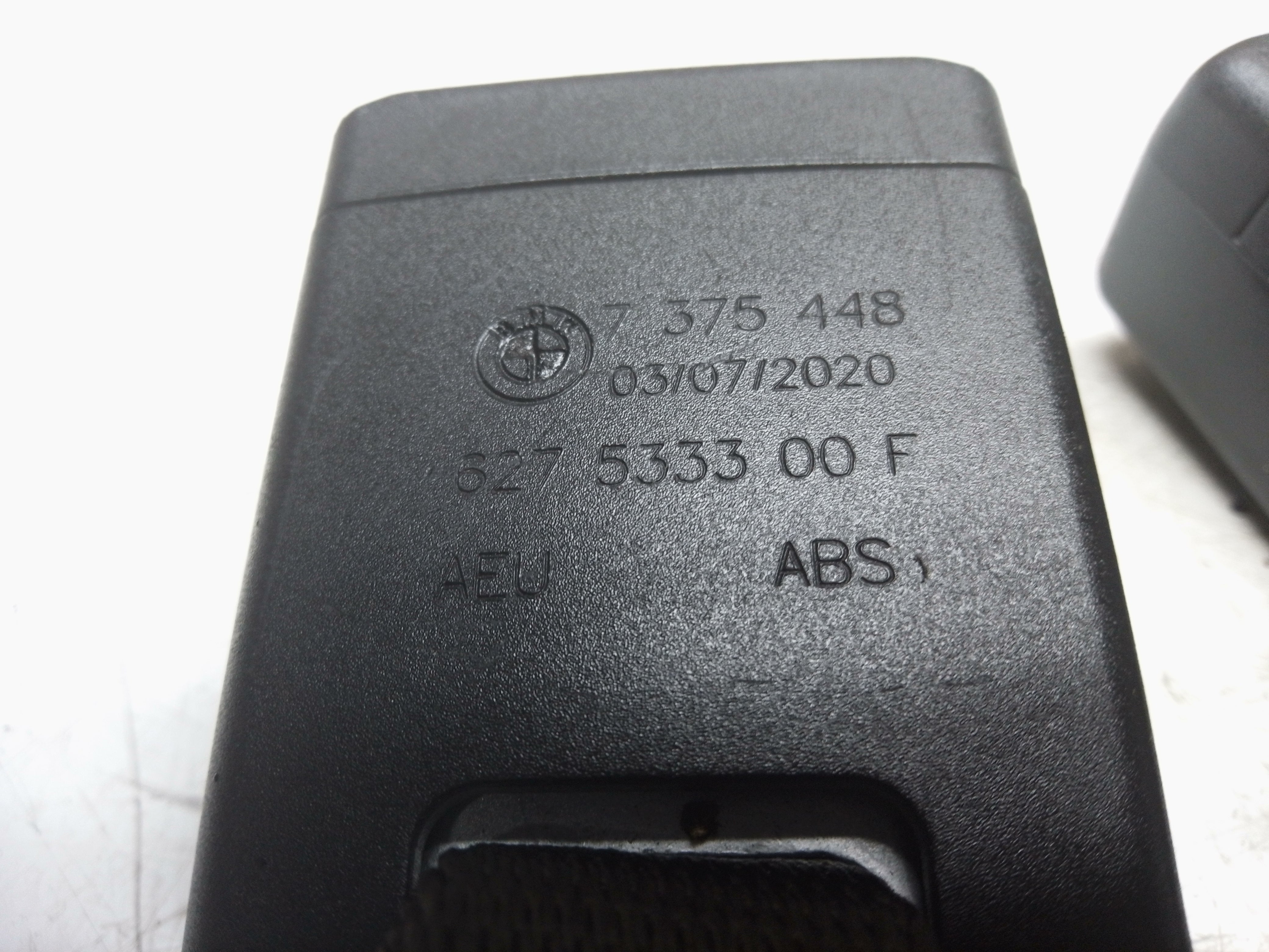 BMW 3 Series 2015 F30 F31 Rear Twin Double Seat Belt Buckle (7375448)