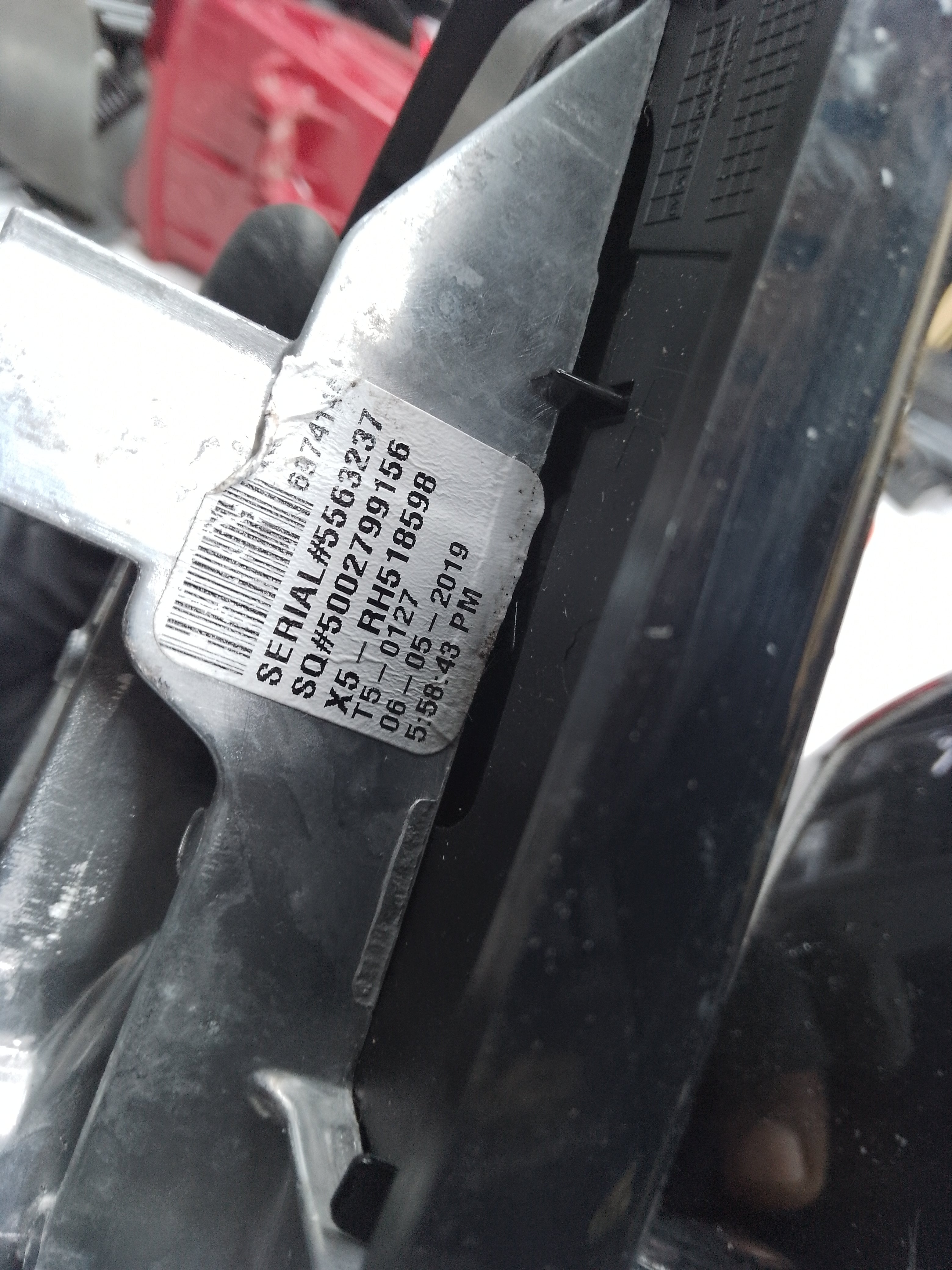 BMW X5 G05 Driver Side Full Folding Camera Mirror 9-Pin (RH518598)