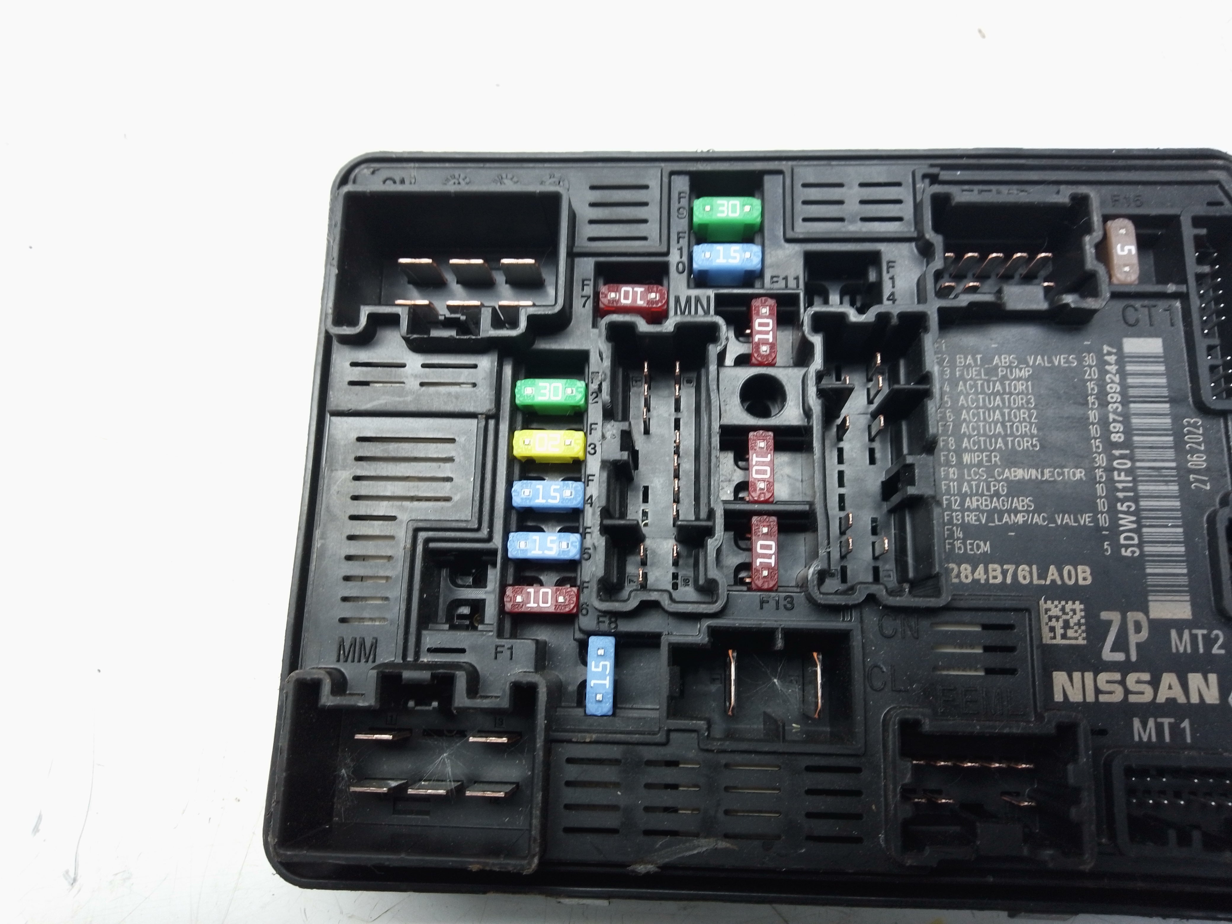 Nissan Juke 2021 Fuse Box (284B76LA0B)