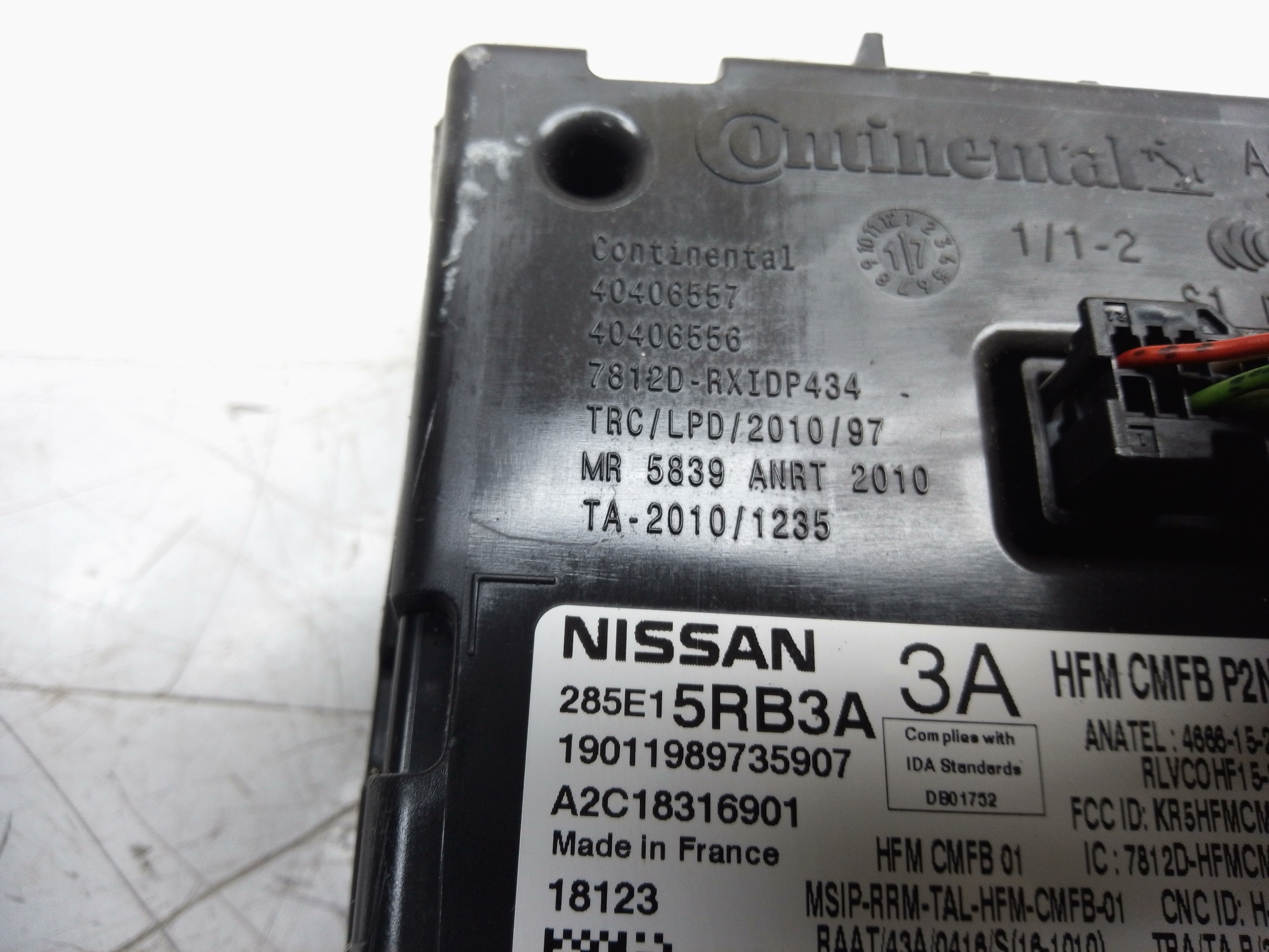 Nissan Micra 2017–2023 Keyless Entry Module ECU (285E15RB3A)