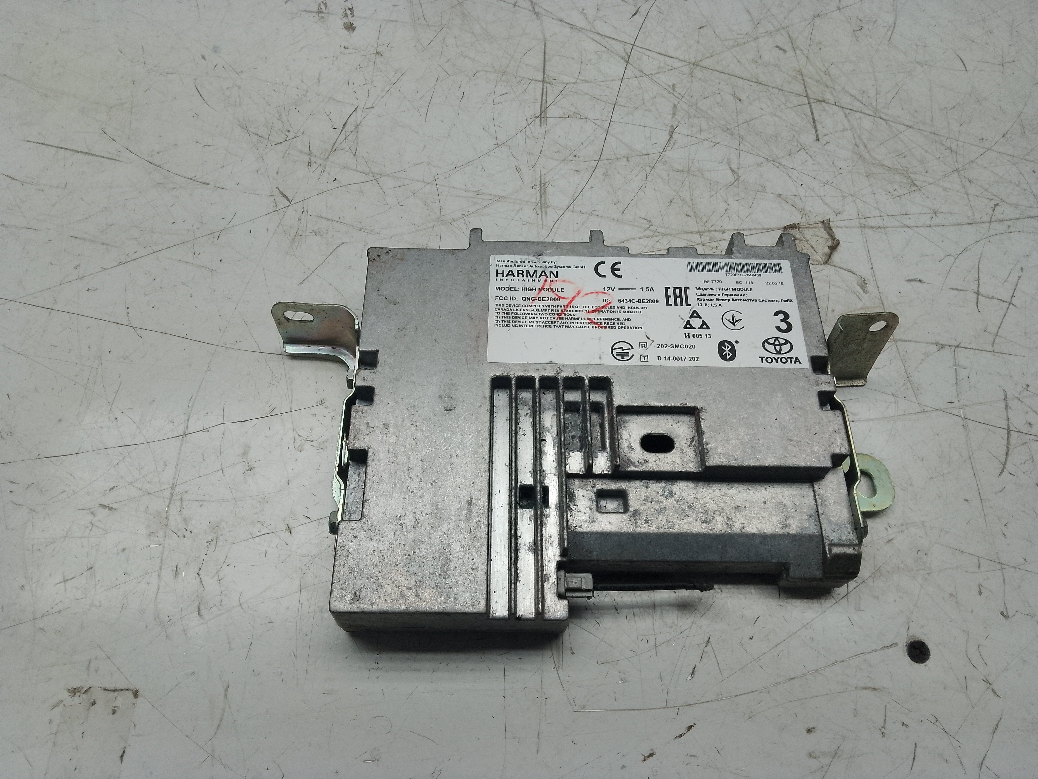 Toyota C-HR 2016-2021 Harman Bluetooth Control Module (6434C-BE2809)