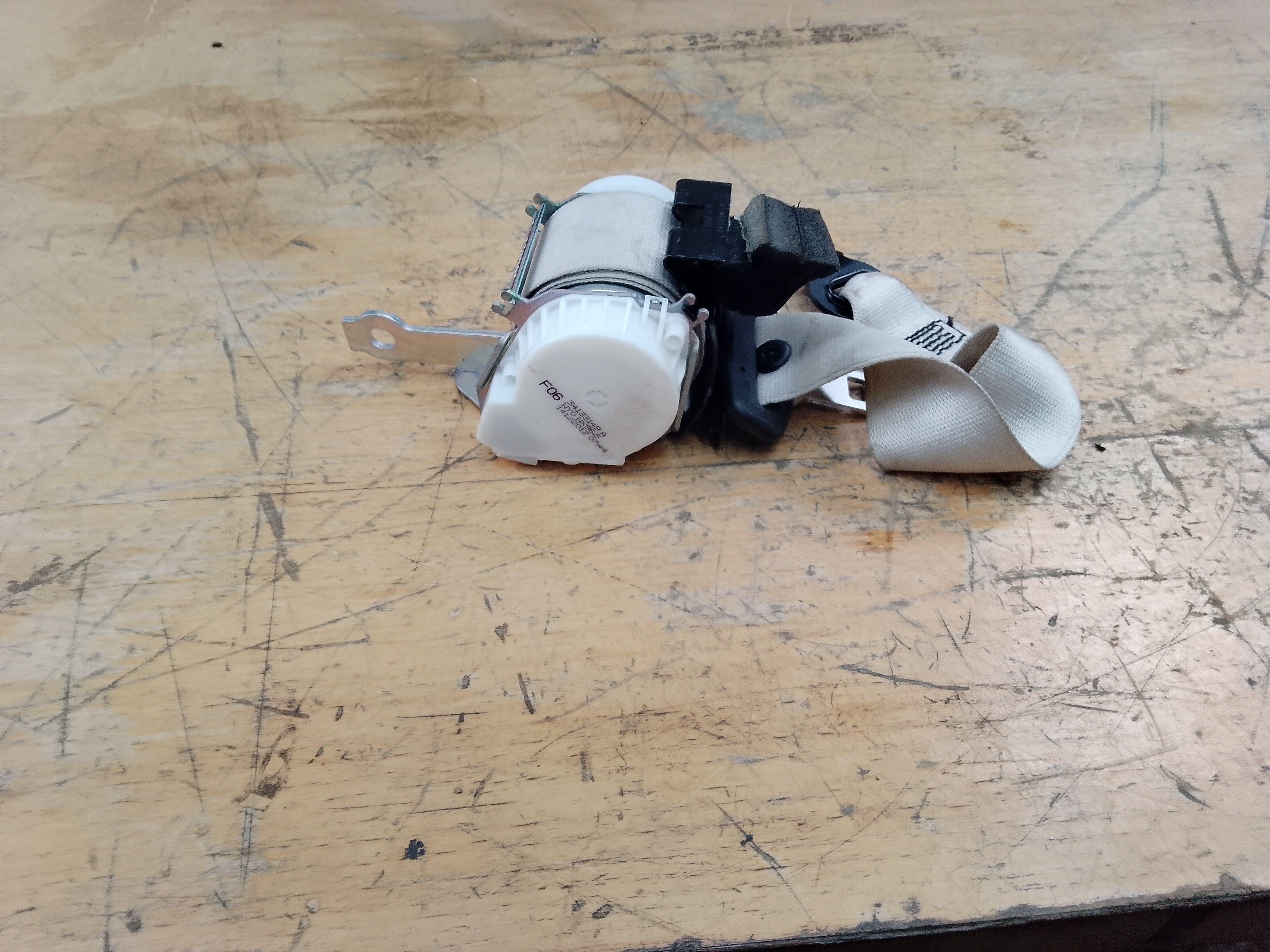 BMW 6 Series F06 2012–2018 Rear Seat Belt – Driver Right Side (34133149)