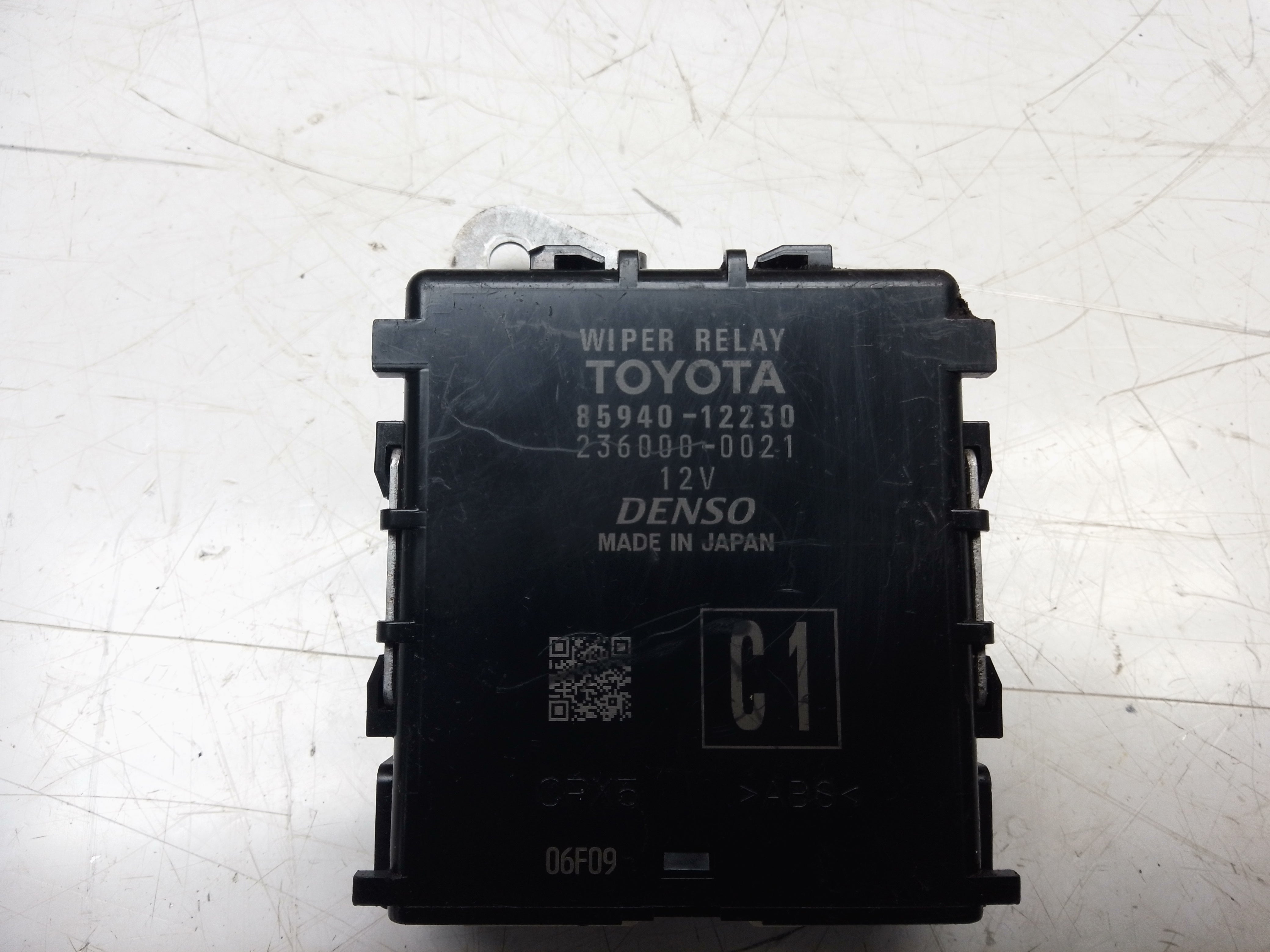 Toyota Corolla 2022 1.8 Hybrid Wiper Relay Module (85940-12230)