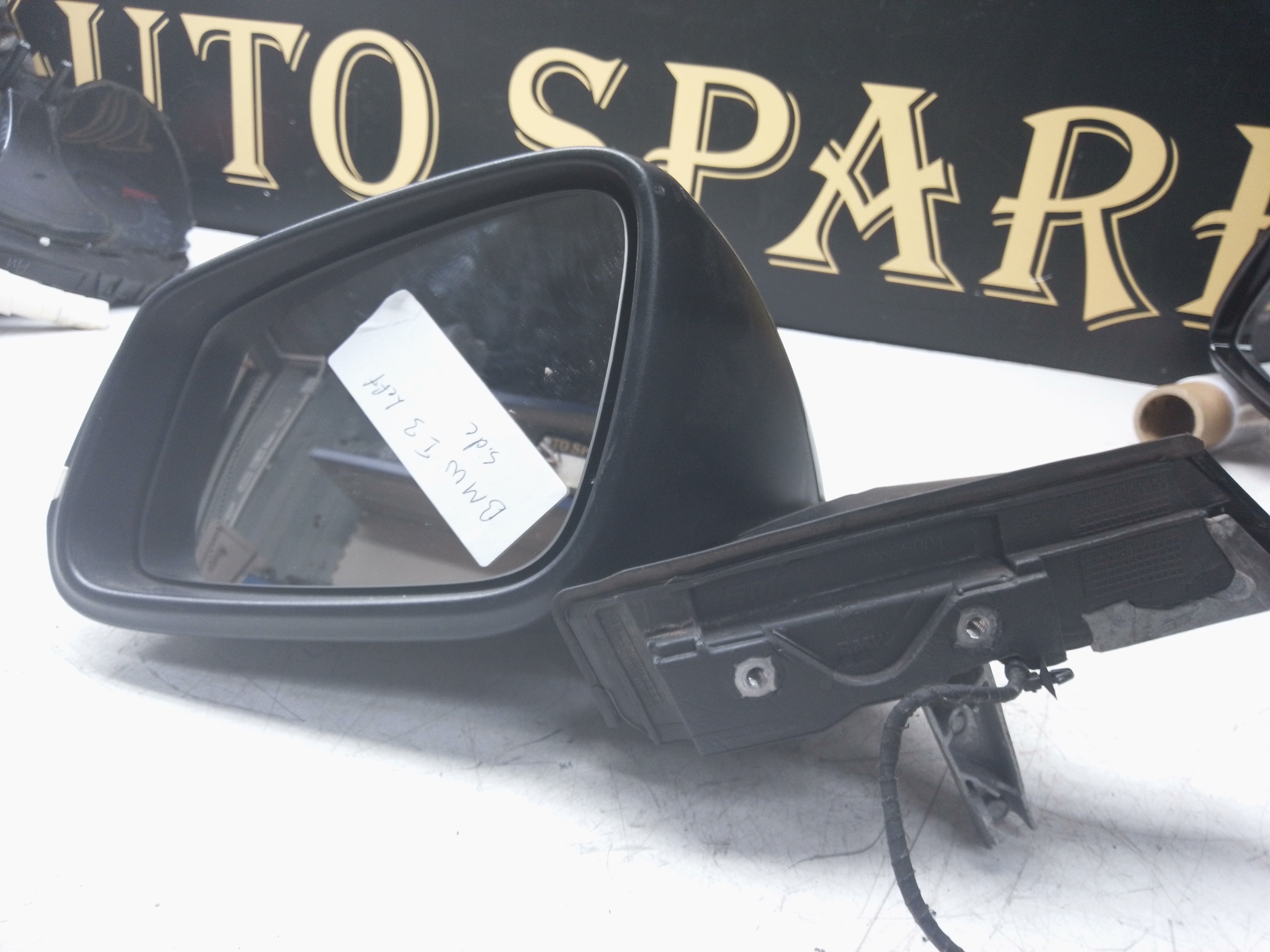 BMW i3/i3S Left Passenger Side Wing Mirror – 5 Pin Power Folding Black 2014–2022