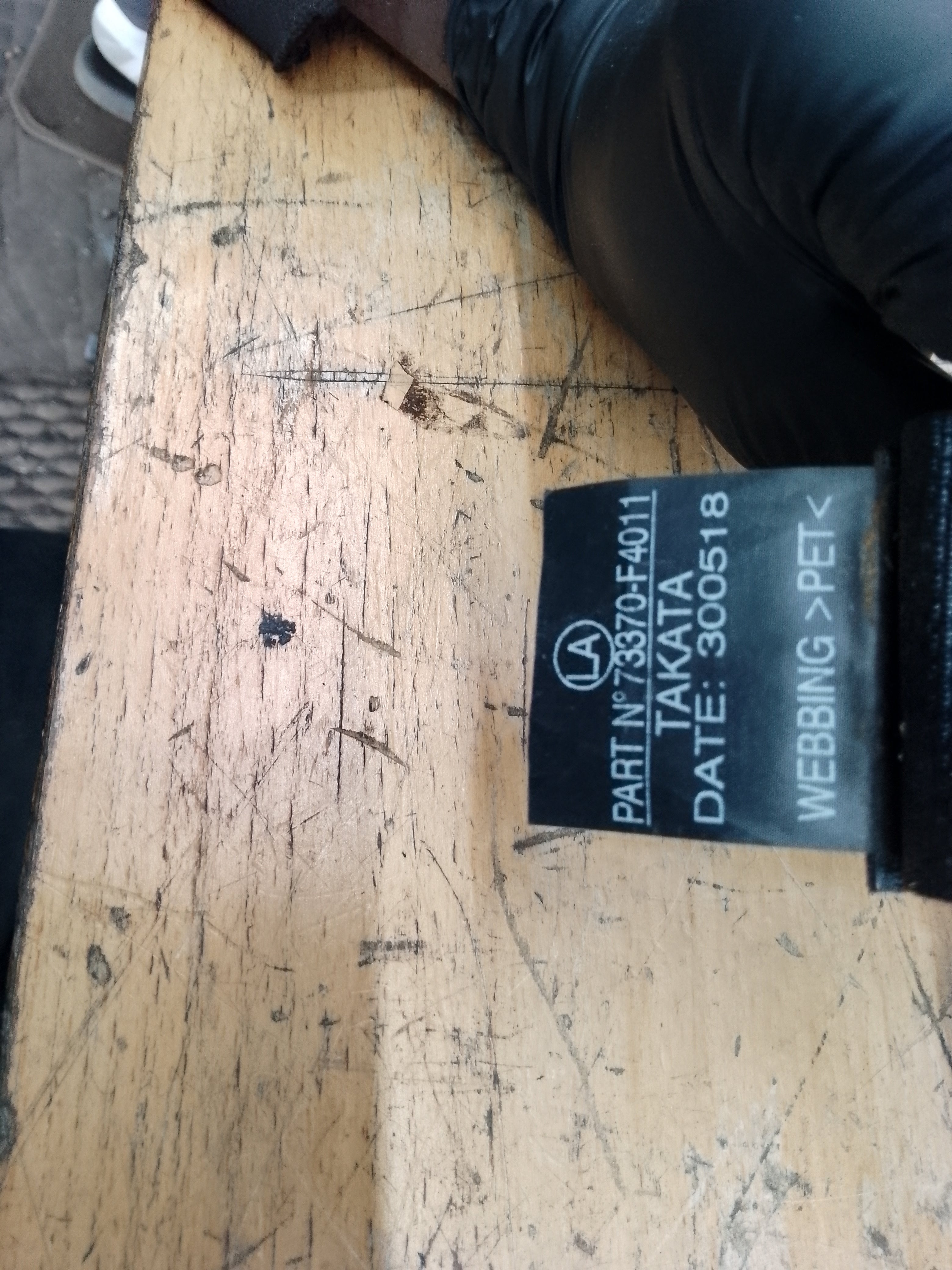 Mazda CX-5 2014 Front Seat Belt – Left Passenger Side (0589-P1-000146)