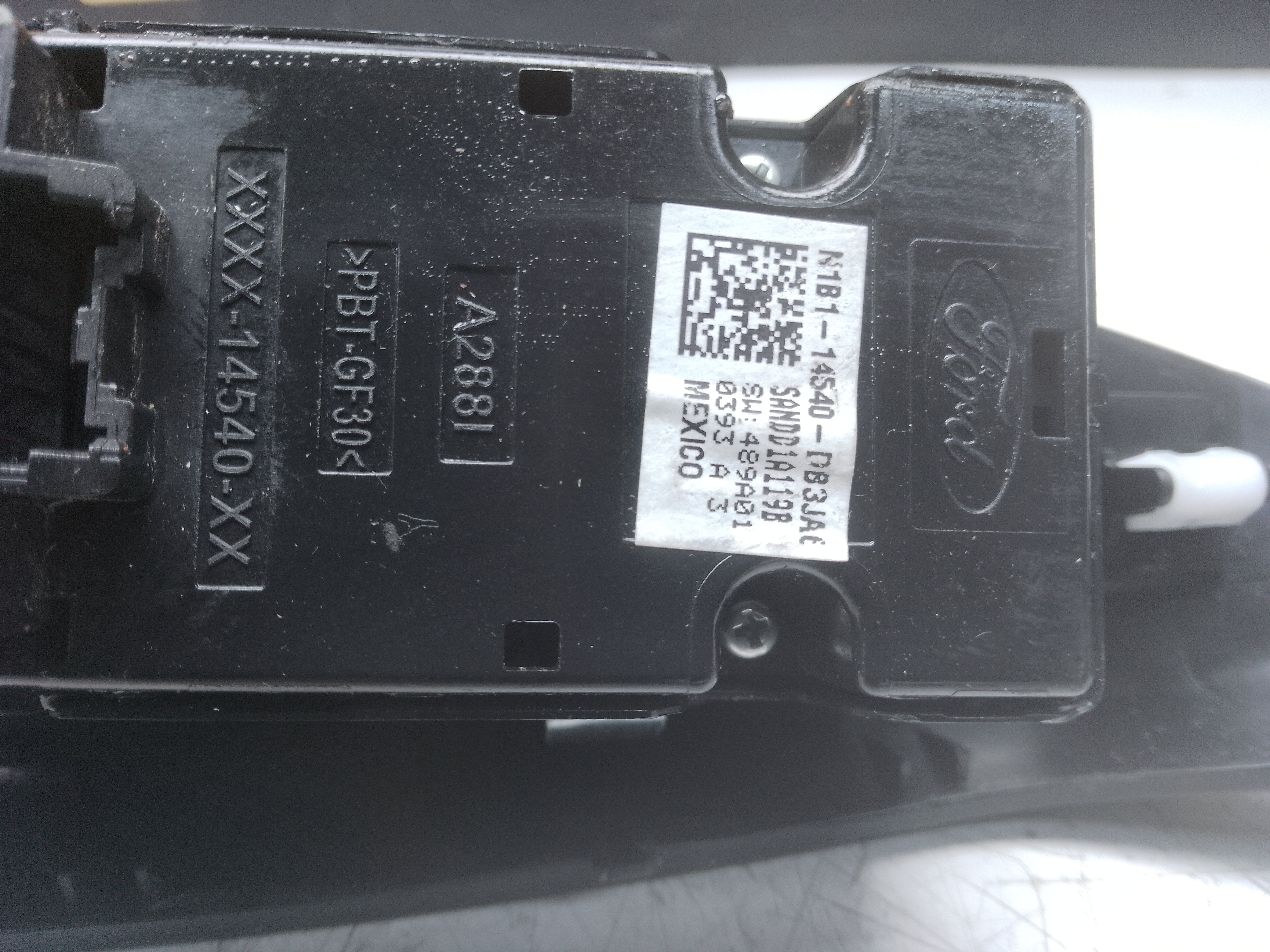 Ford Fiesta 2017–23 Right Side Window Control Panel (N1B1-14540-DB3JA6)