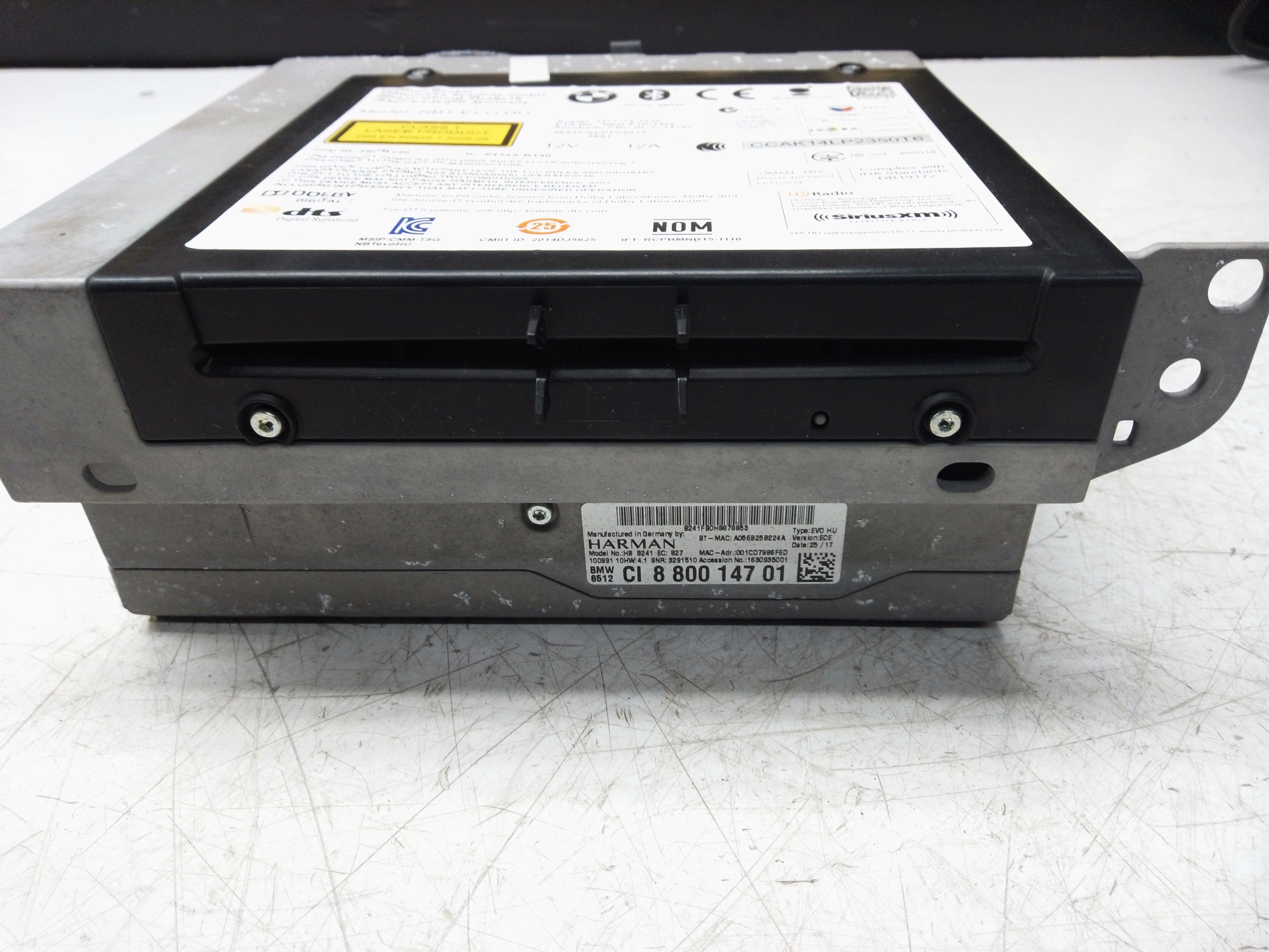 BMW 3 4 Series F30 F31 F32 F36 Complete NBT EVO HU System (8800147)