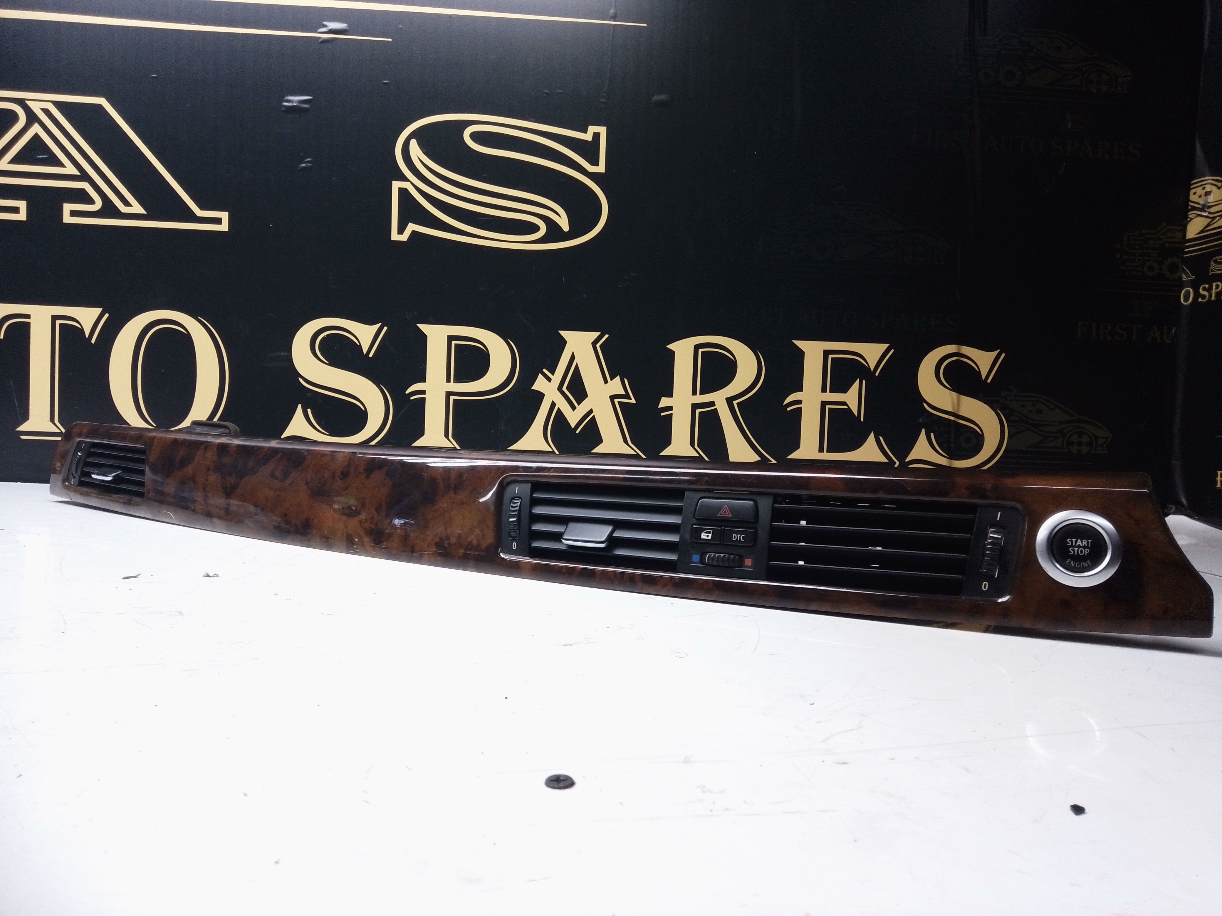 BMW 3 Series E90 E91 Air Vent Grill/Dashboard Cover Wood Trim Complete (7132852)