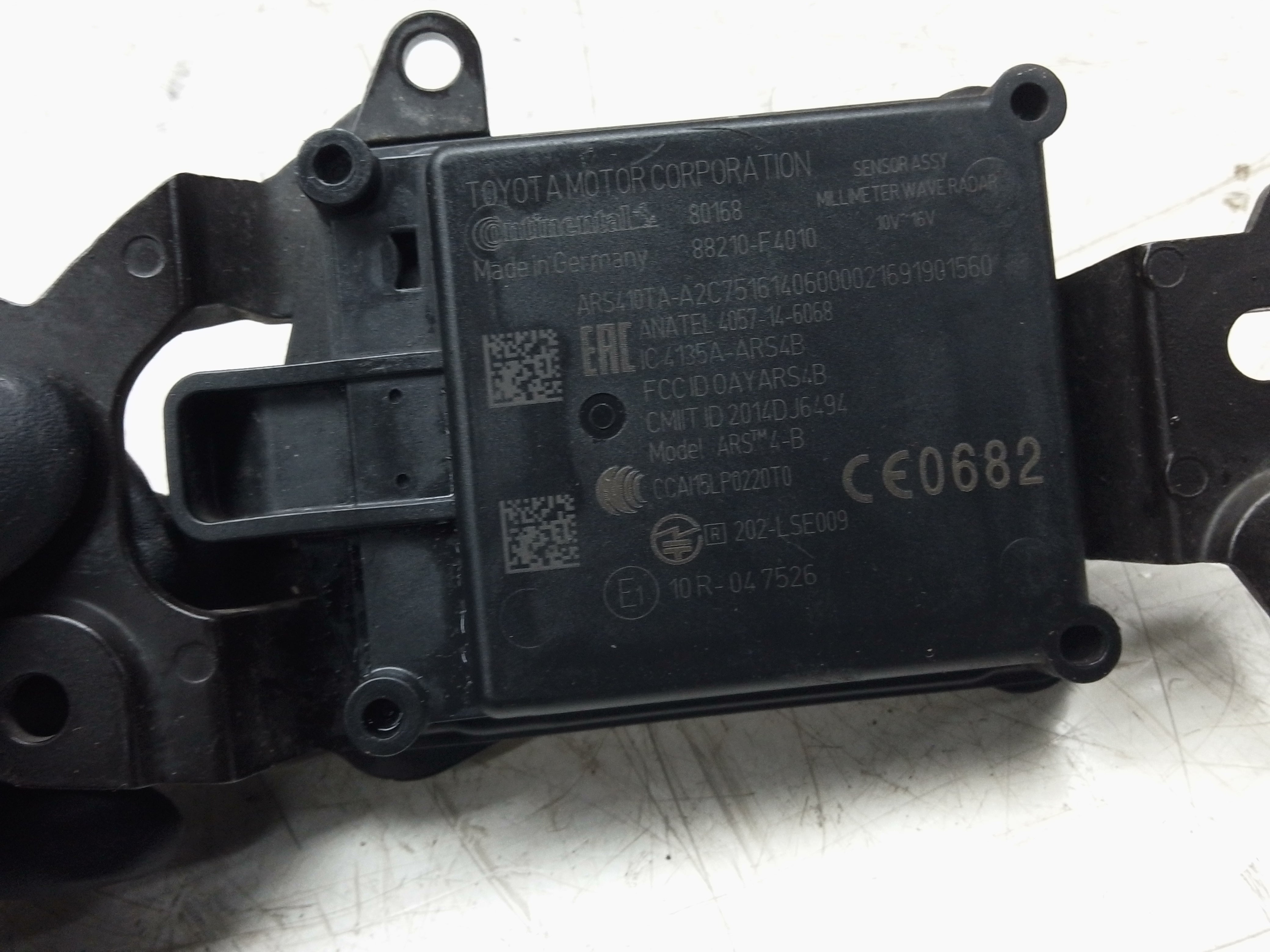 Toyota C-HR 2016-2021 Adaptive Cruise Control Radar Sensor (88210-F4010)